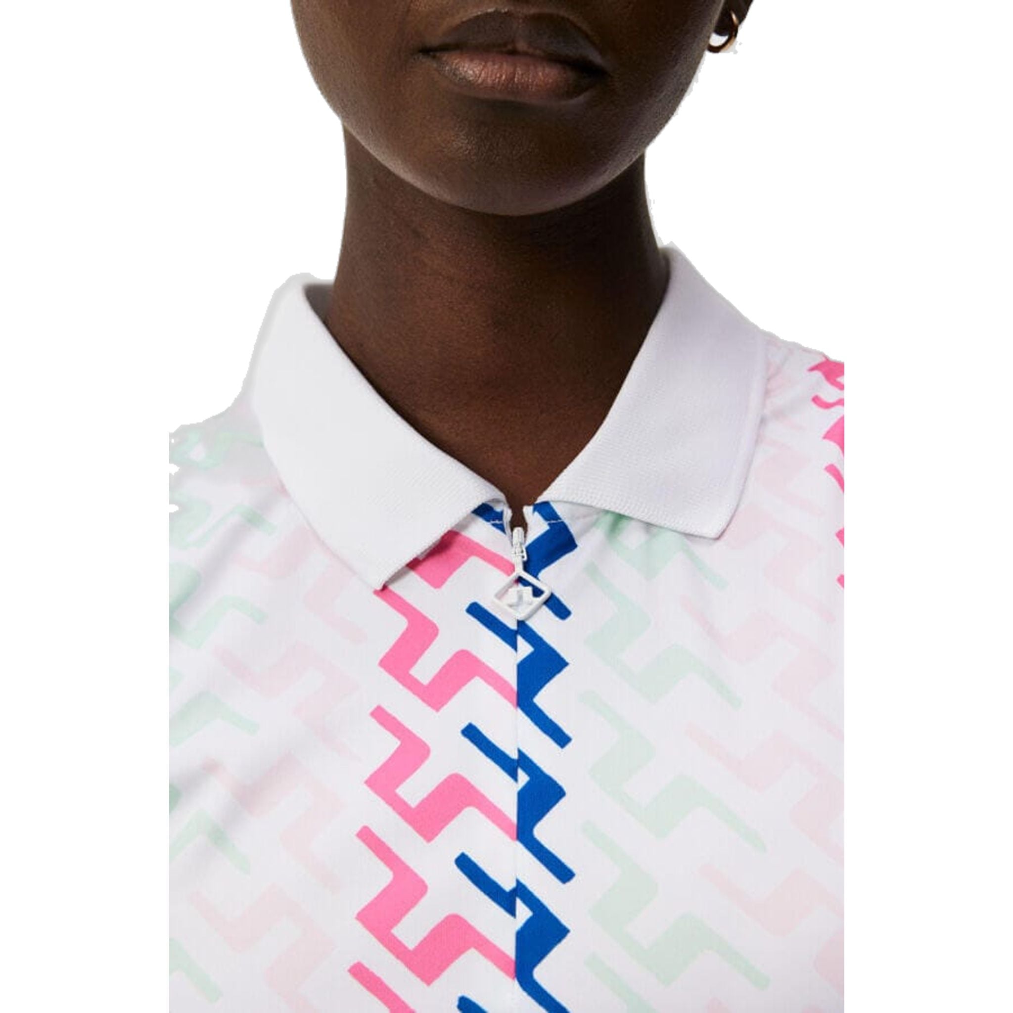 J. Lindeberg Annie Top Femmes Pont peint rose Femmes