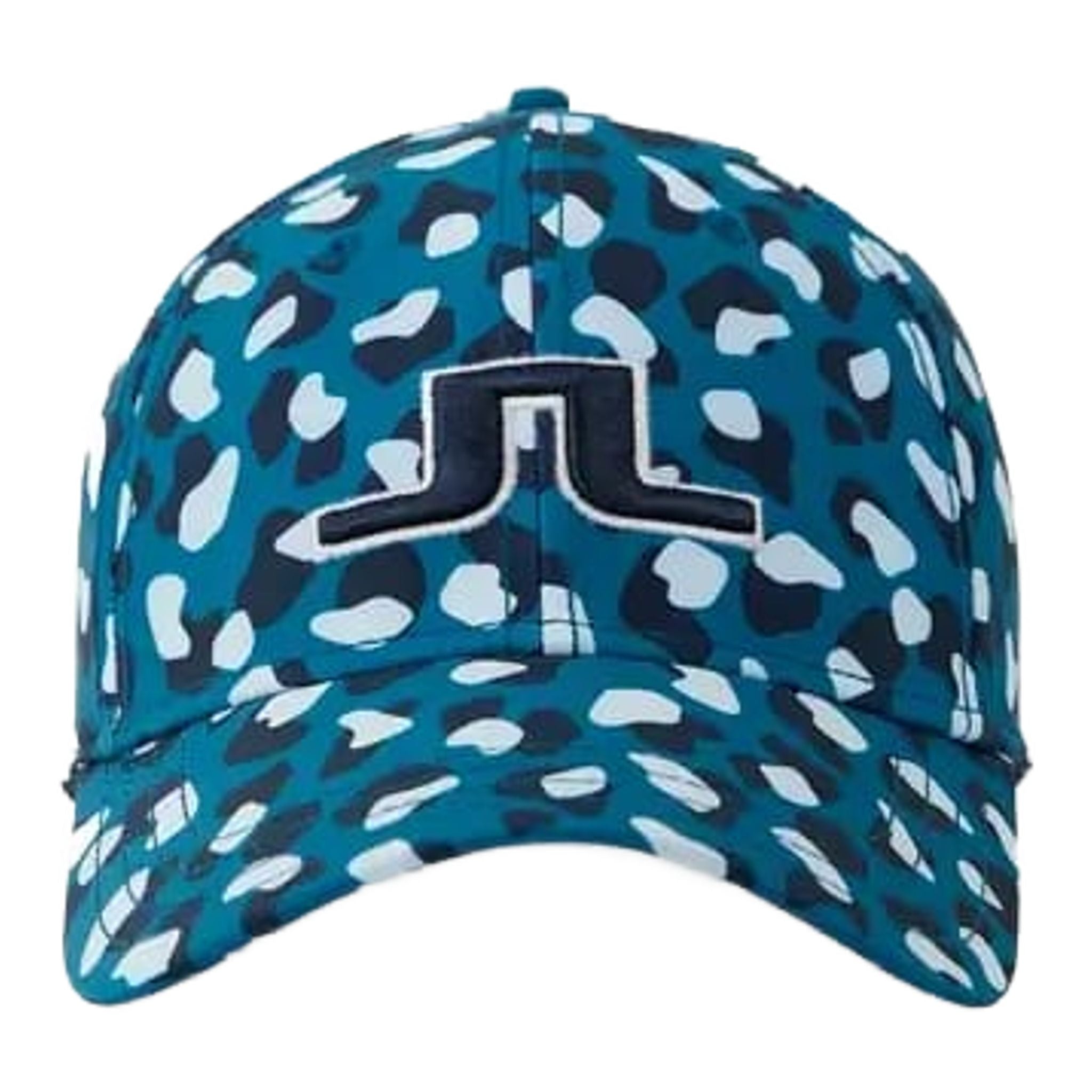 Casquette de golf J. Lindeberg Arlene, bleu marocain, motif animal, femme