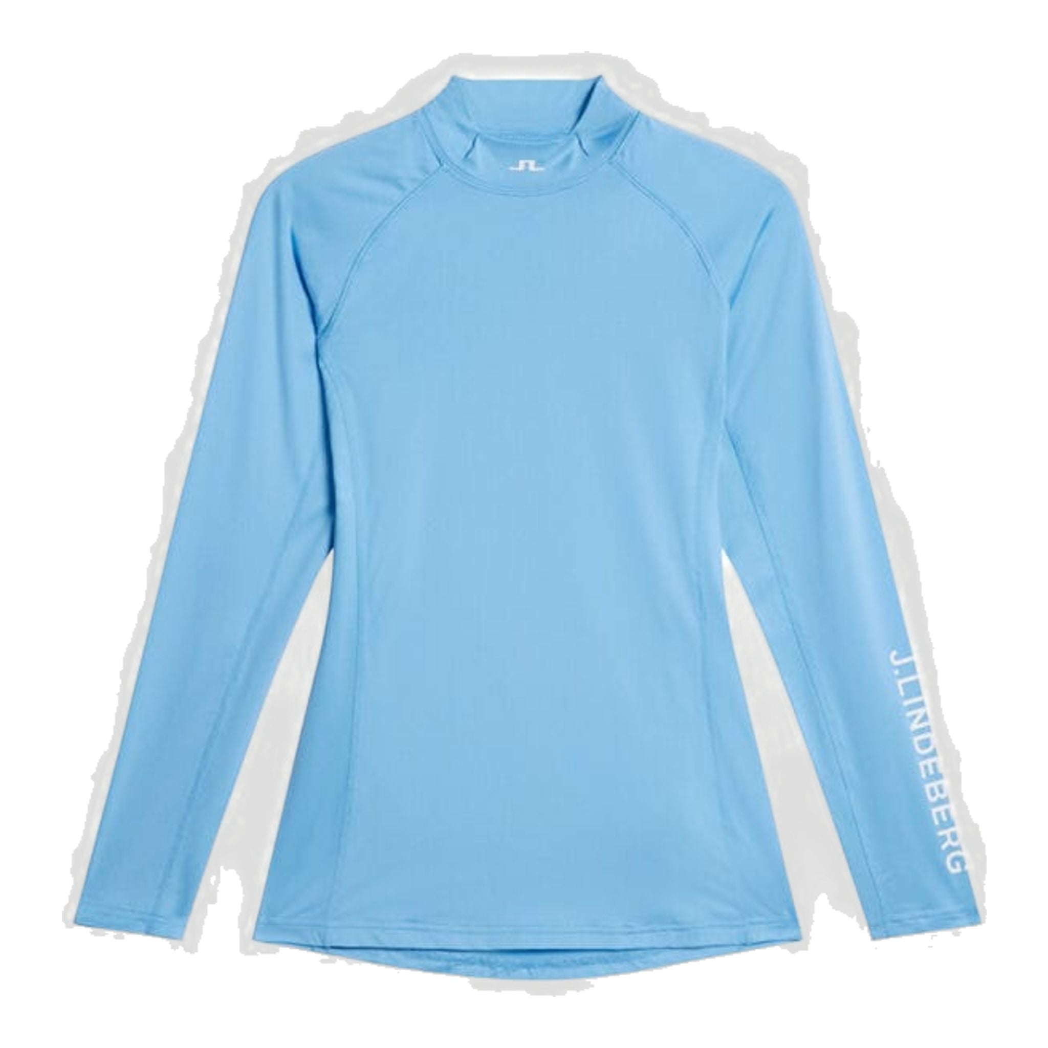 Haut de compression souple J. Lindeberg Asa pour femme et petit garçon, bleu.