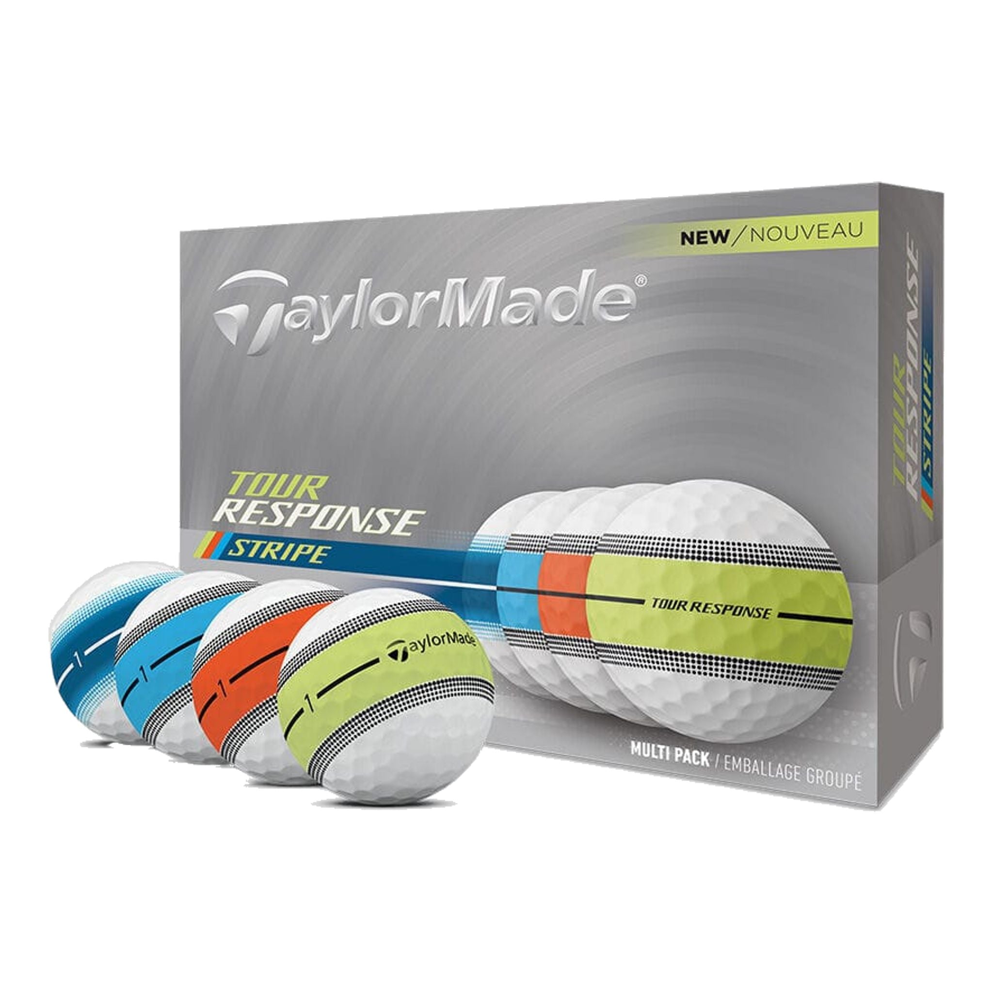 Balles de golf TaylorMade Tour Response Stripe pour hommes