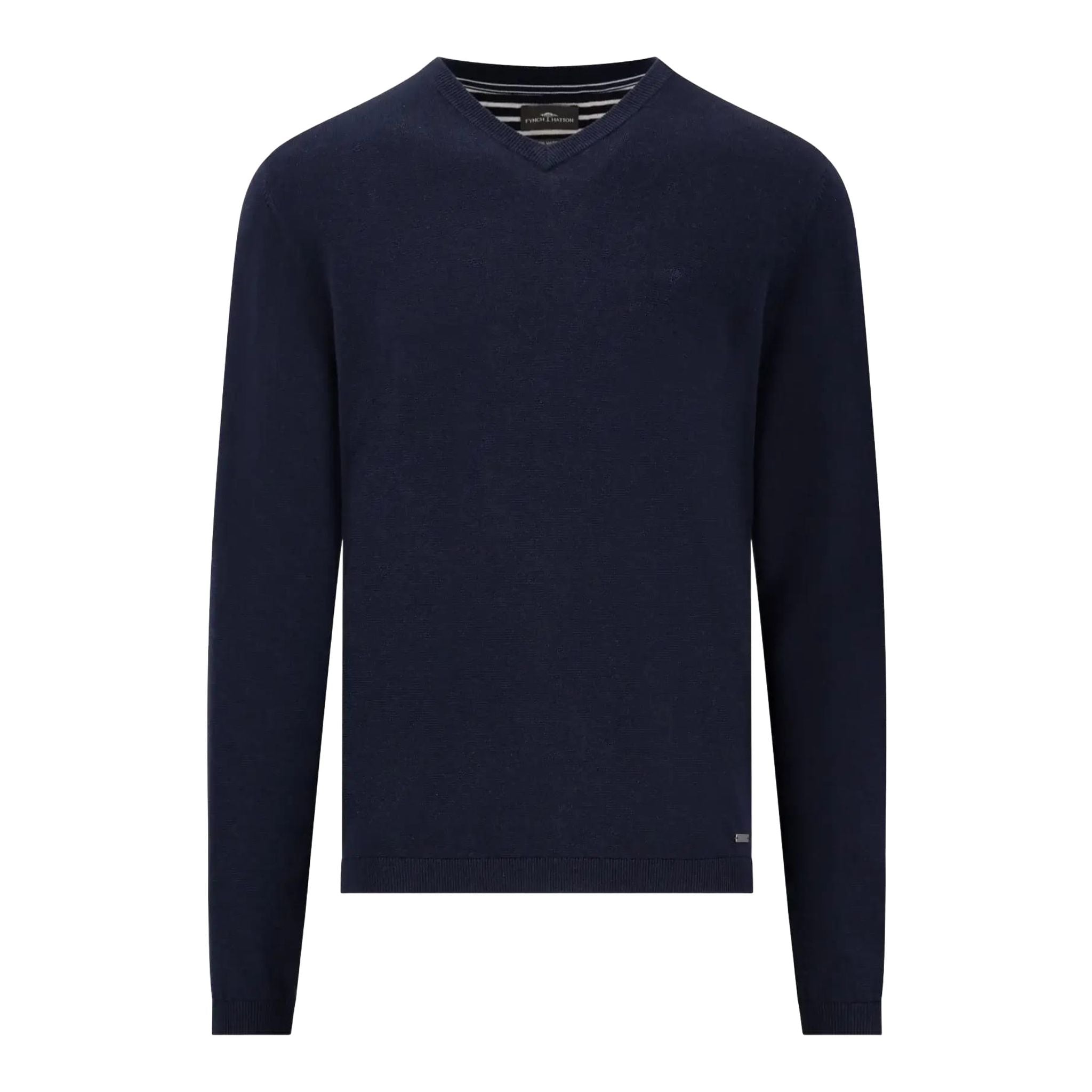 T-shirt Fynch Hatton Air Cotton à col en V pour hommes