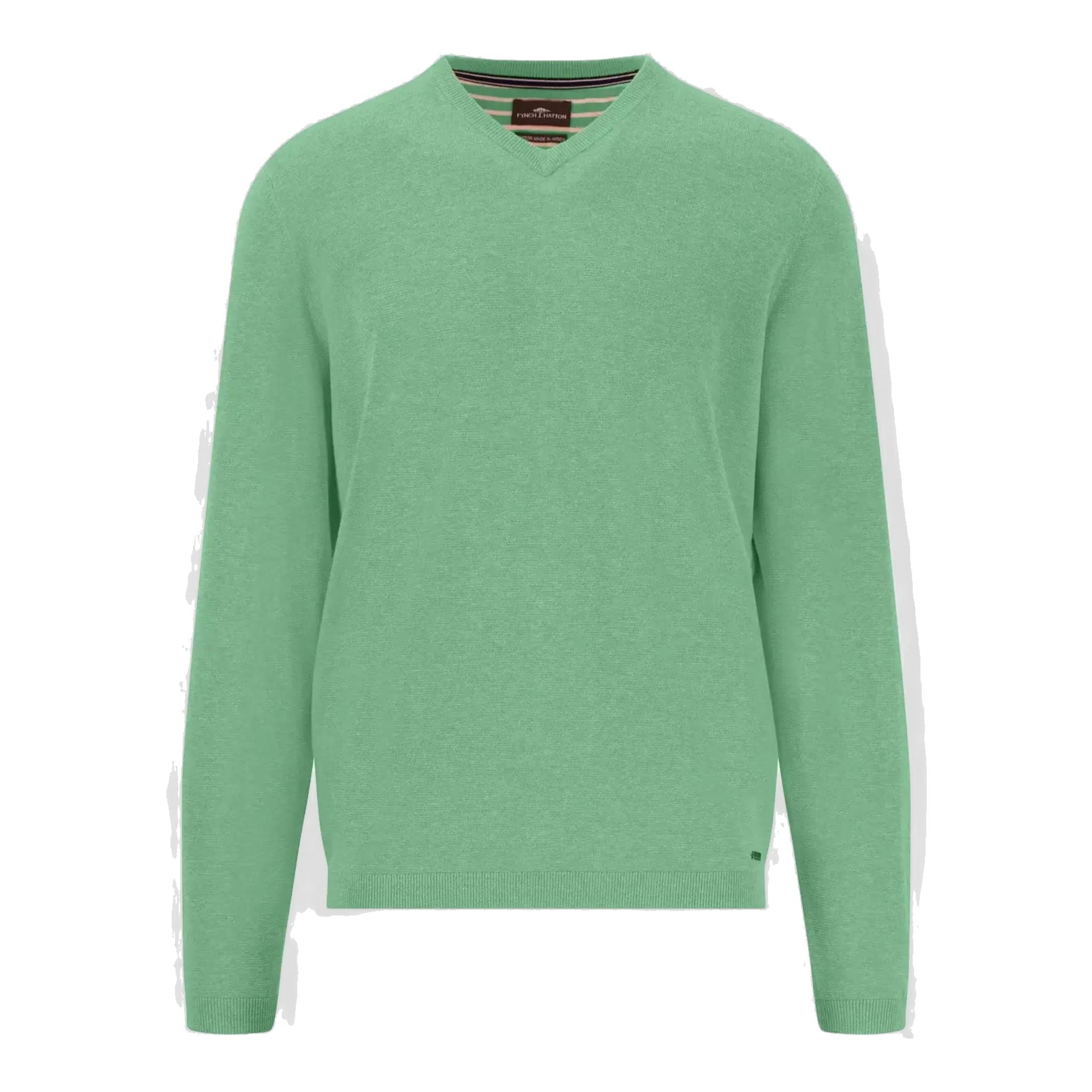 T-shirt Fynch Hatton Air Cotton à col en V pour hommes