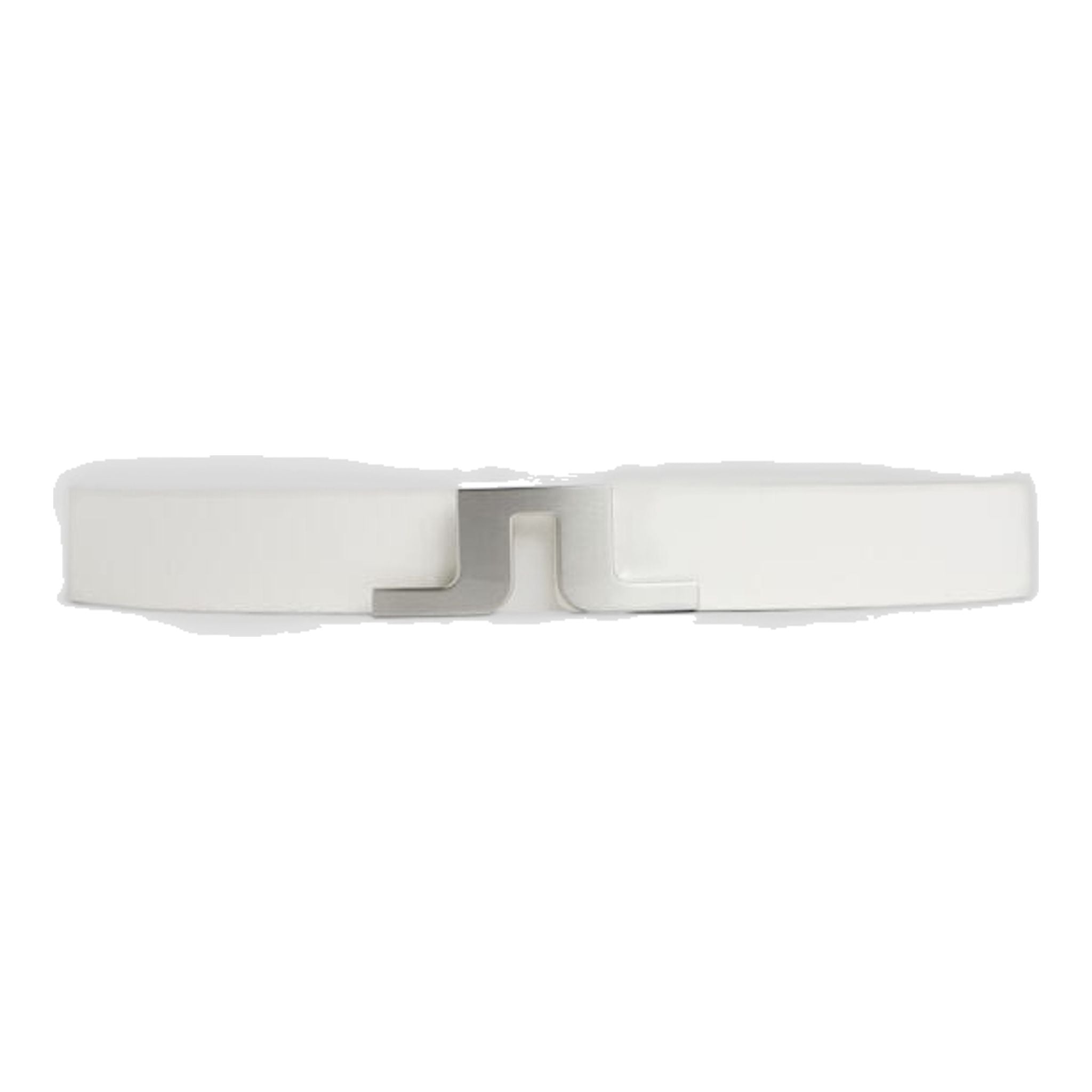 Ceinture en cuir J. Lindeberg Bridger pour homme, blanche