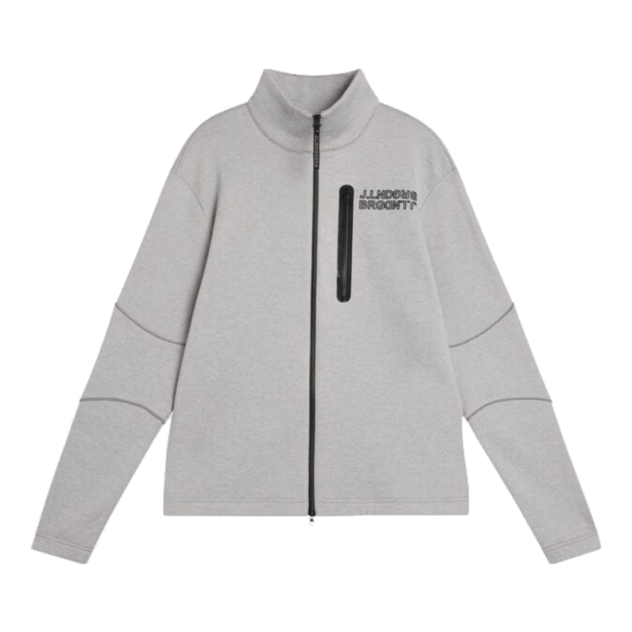 Couche intermédiaire J. Lindeberg Brush Full Zip pour hommes
