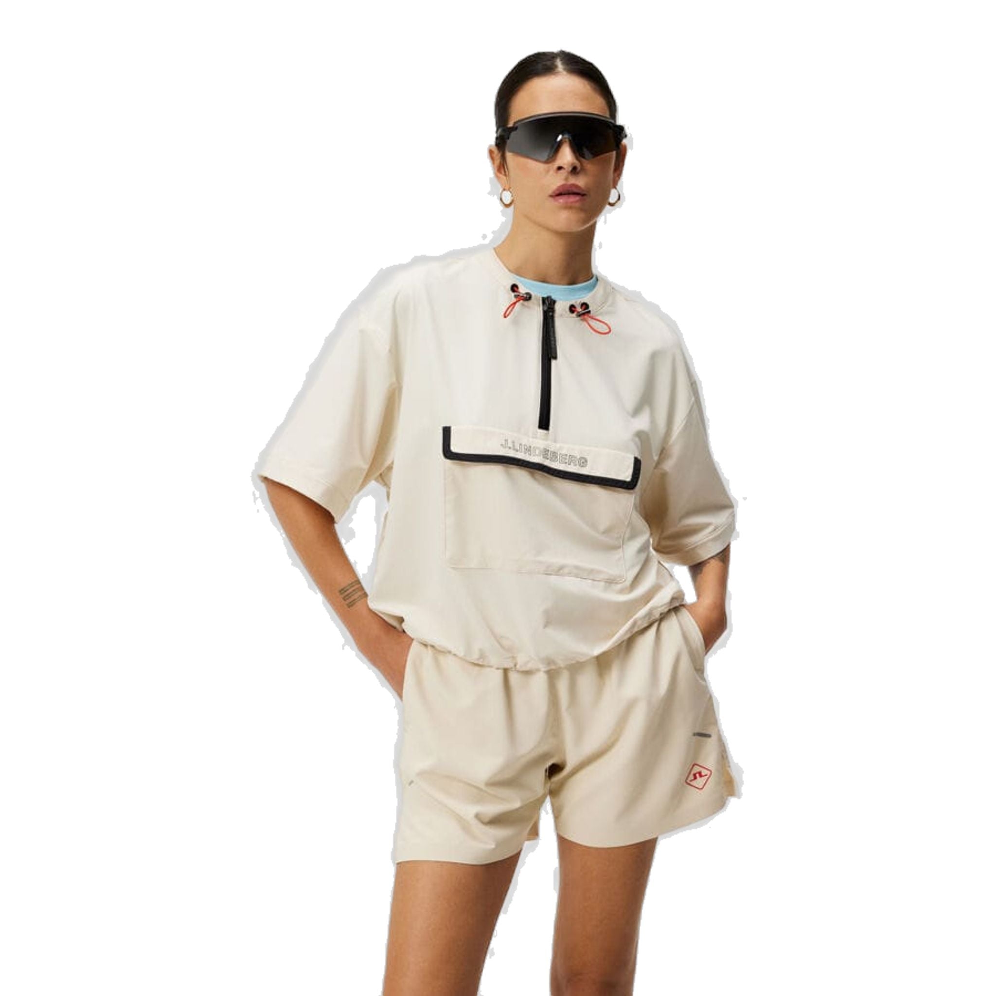 J. Lindeberg Chrisann Pull à manches courtes Femme