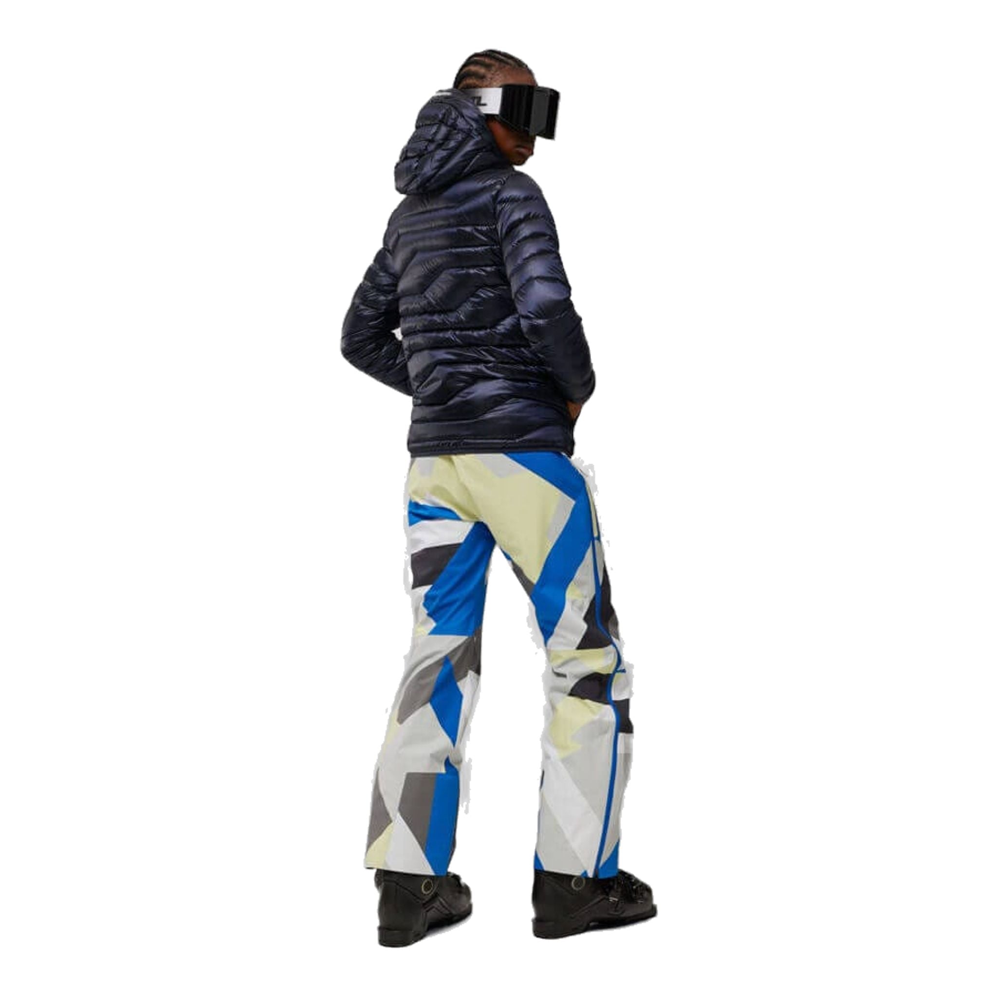 J. Lindeberg Cliff Golf Doudoune de golf légère à capuche JL Navy D Femme