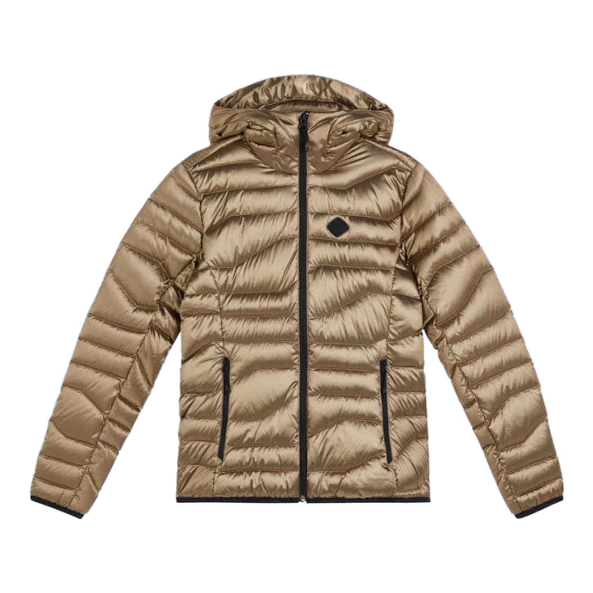 J. Lindeberg Cliff Golf Doudoune de golf légère à capuche Tiger Bro pour femme