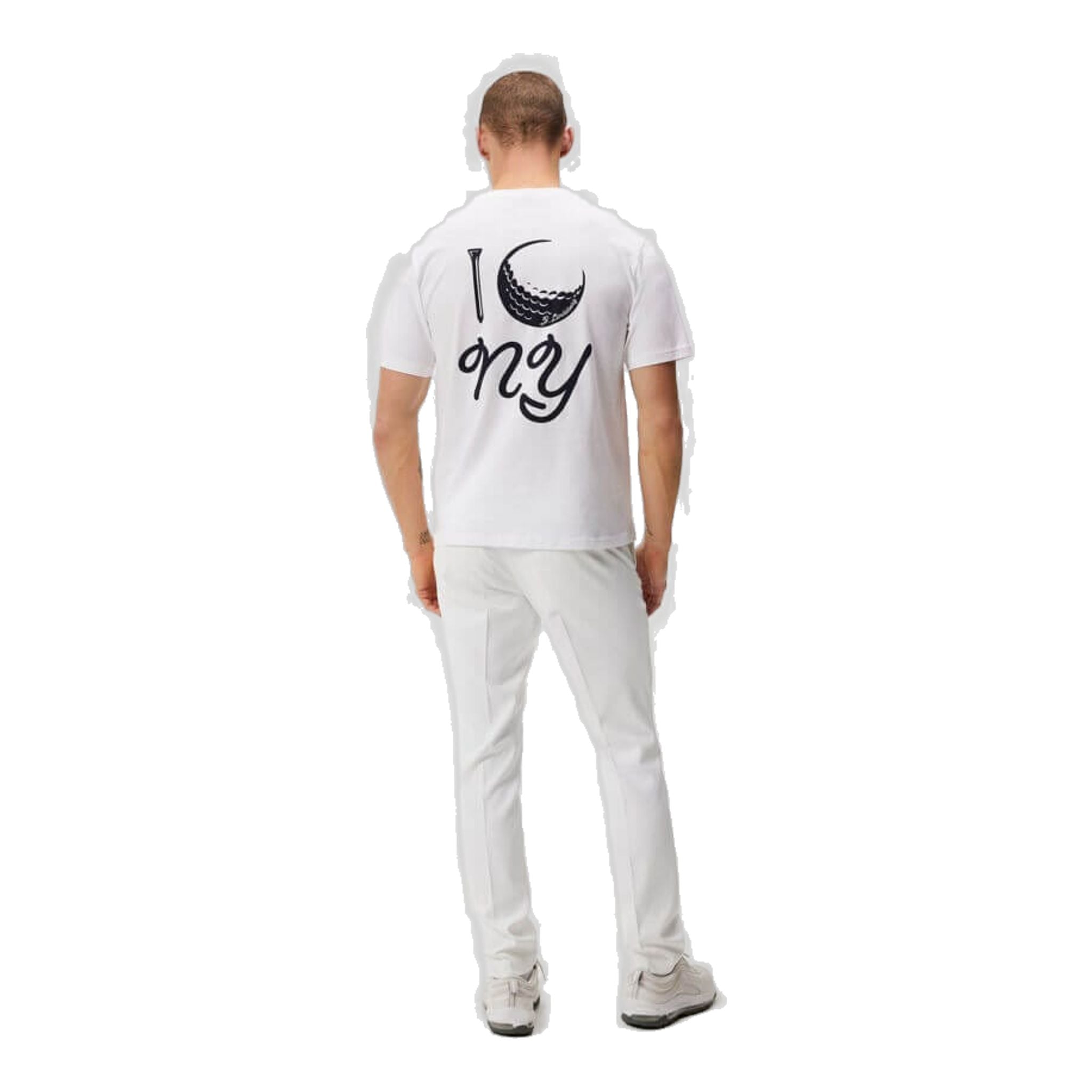 T-shirt blanc pour homme J. Lindeberg Dale