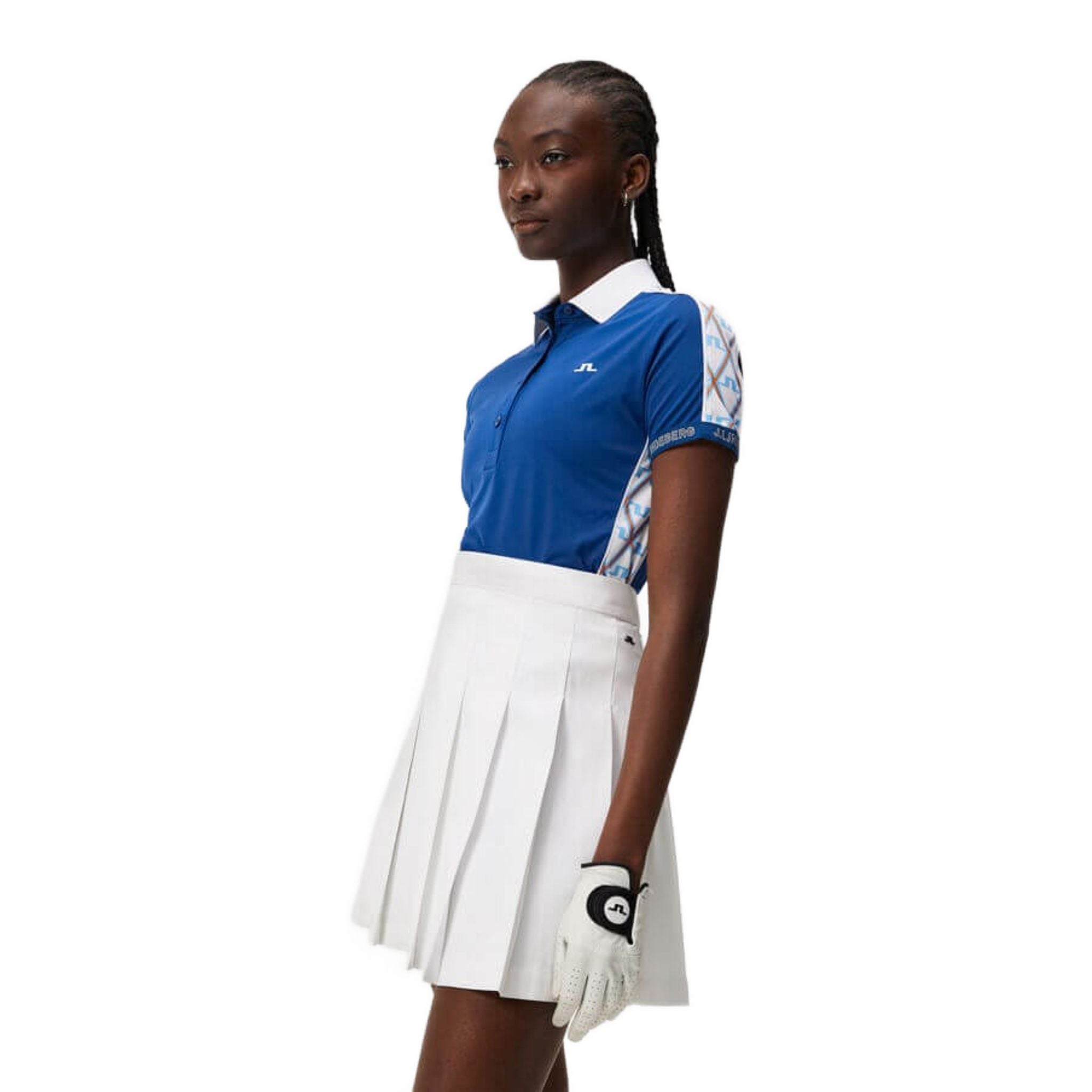 J. Lindeberg Damai Polo Femme Estate Bleu Femme