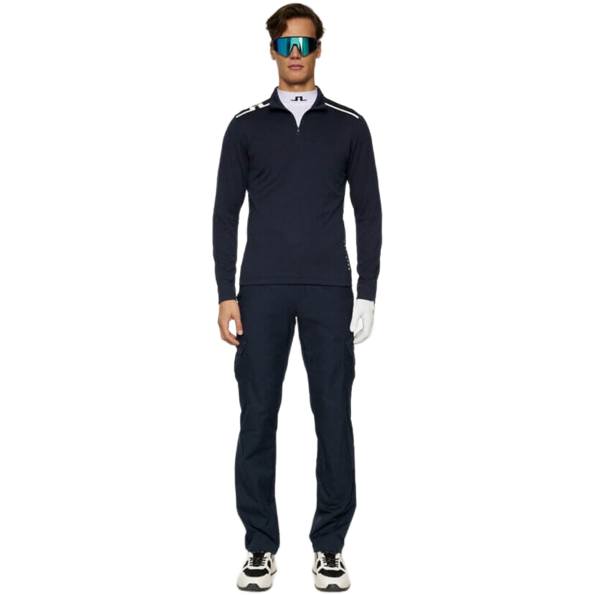 J. Lindeberg Leon Quarter Zip Mid Layer Homme