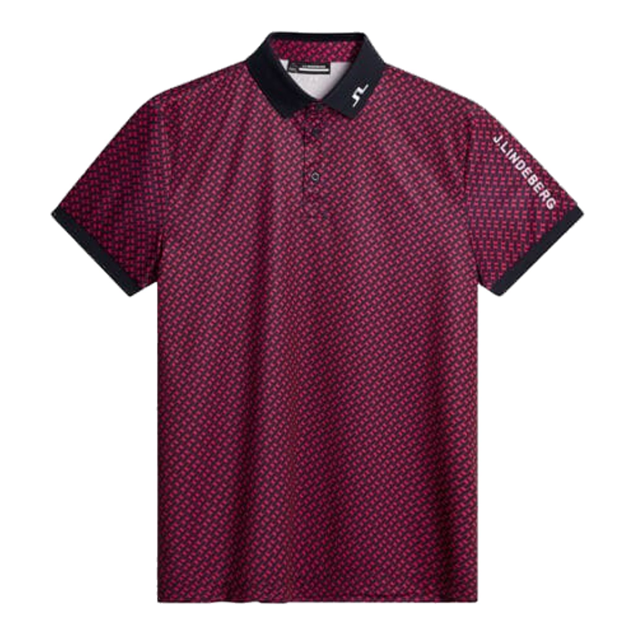 J. Lindeberg Tour Tech Print Polo Hommes