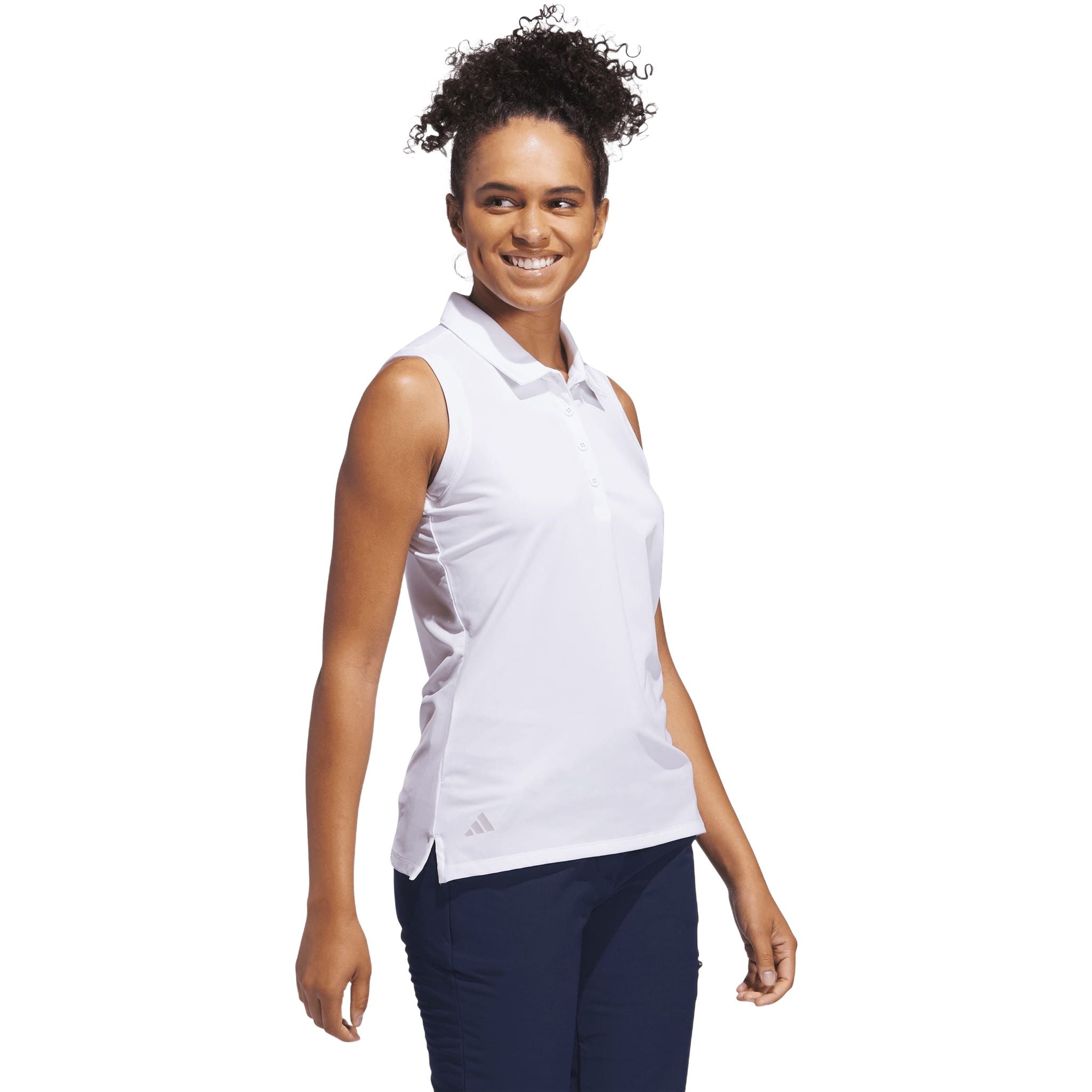 Polo sans manches uni Adidas Ultimate365 pour femme