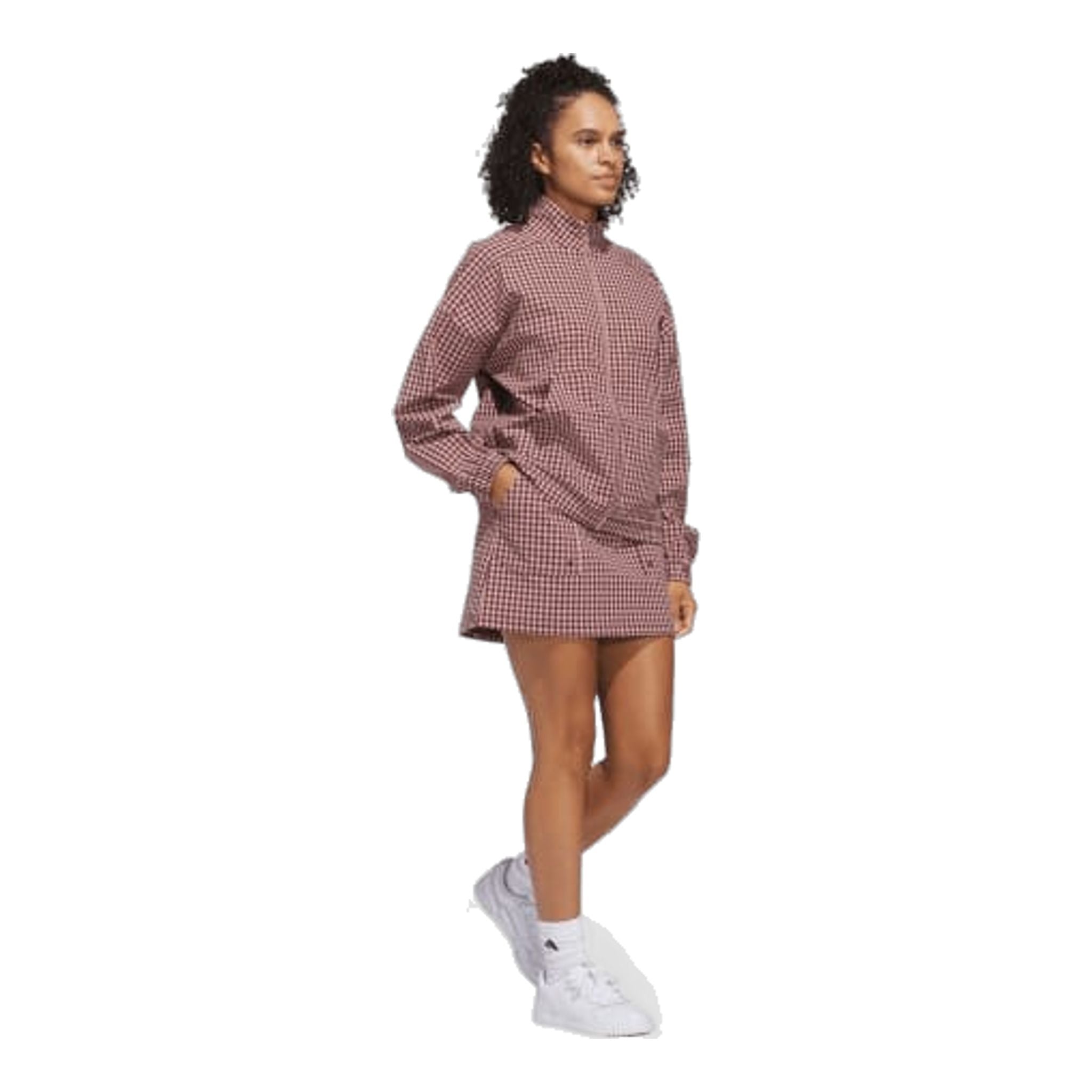 Jupe-short Adidas W Ultimate365 à carreaux pour femme