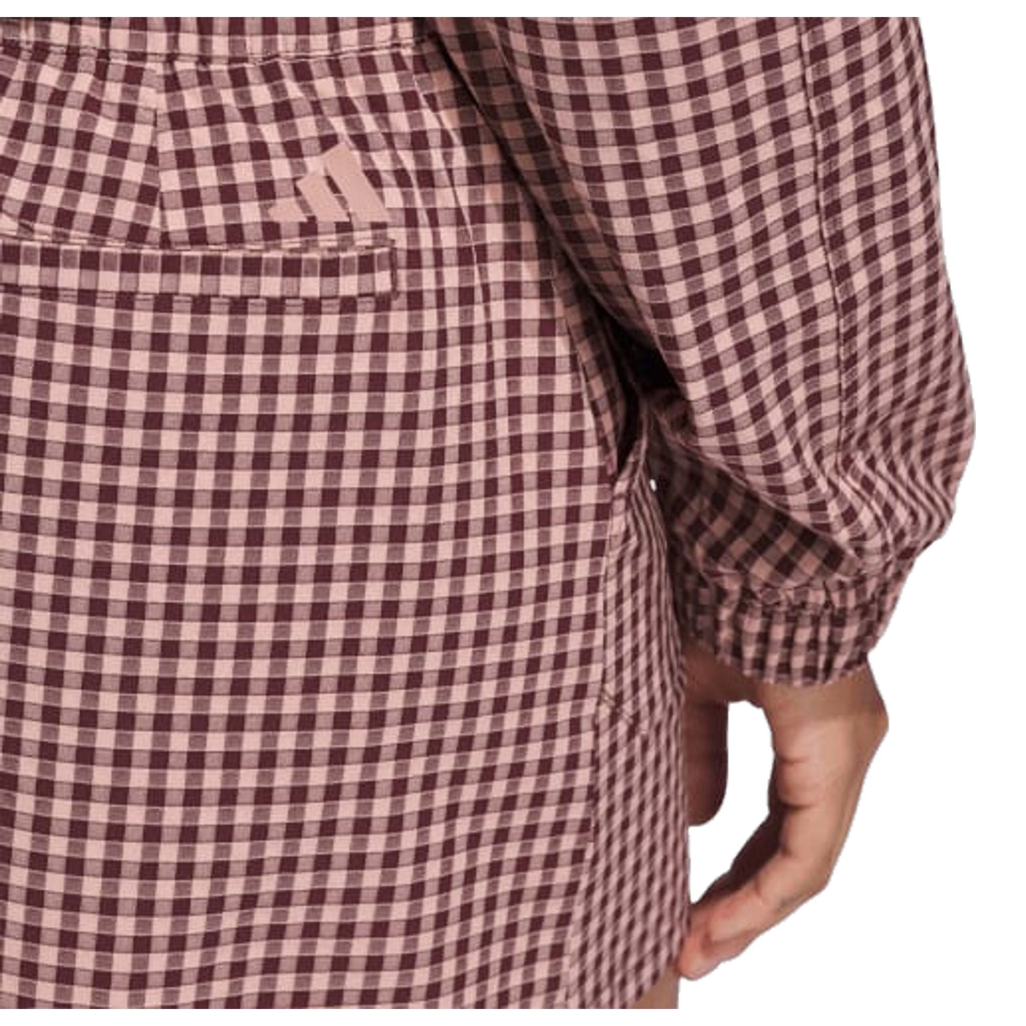 Jupe-short Adidas W Ultimate365 à carreaux pour femme