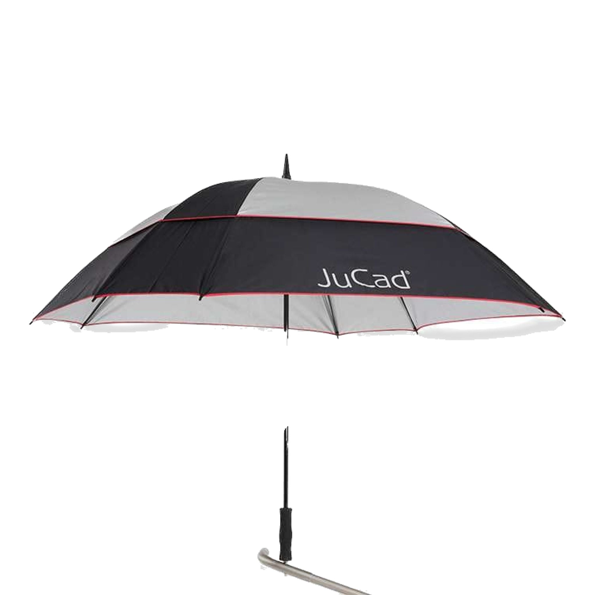 Parapluie de golf carré JuCad/coupe-vent avec stylo