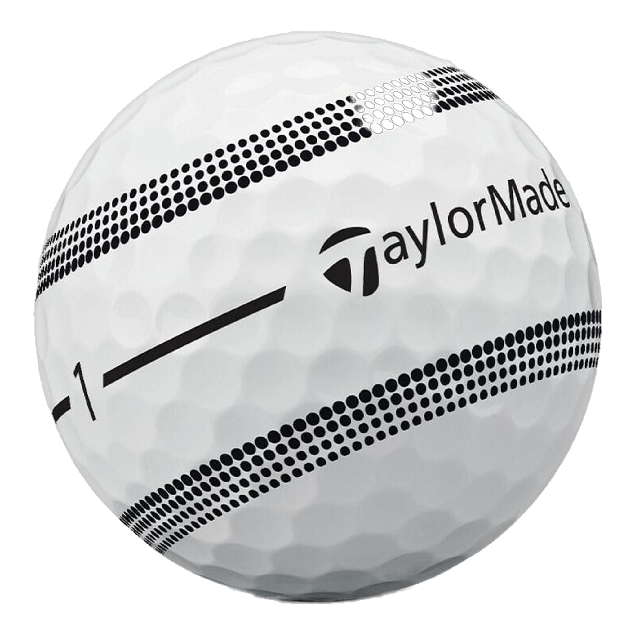 TaylorMade TP5 Stripe (24) (12 balles) Blanc