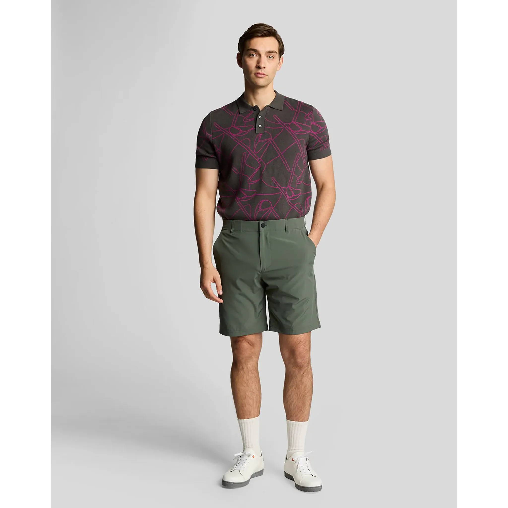 Short de golf 5 poches Lyle & Scott pour homme
