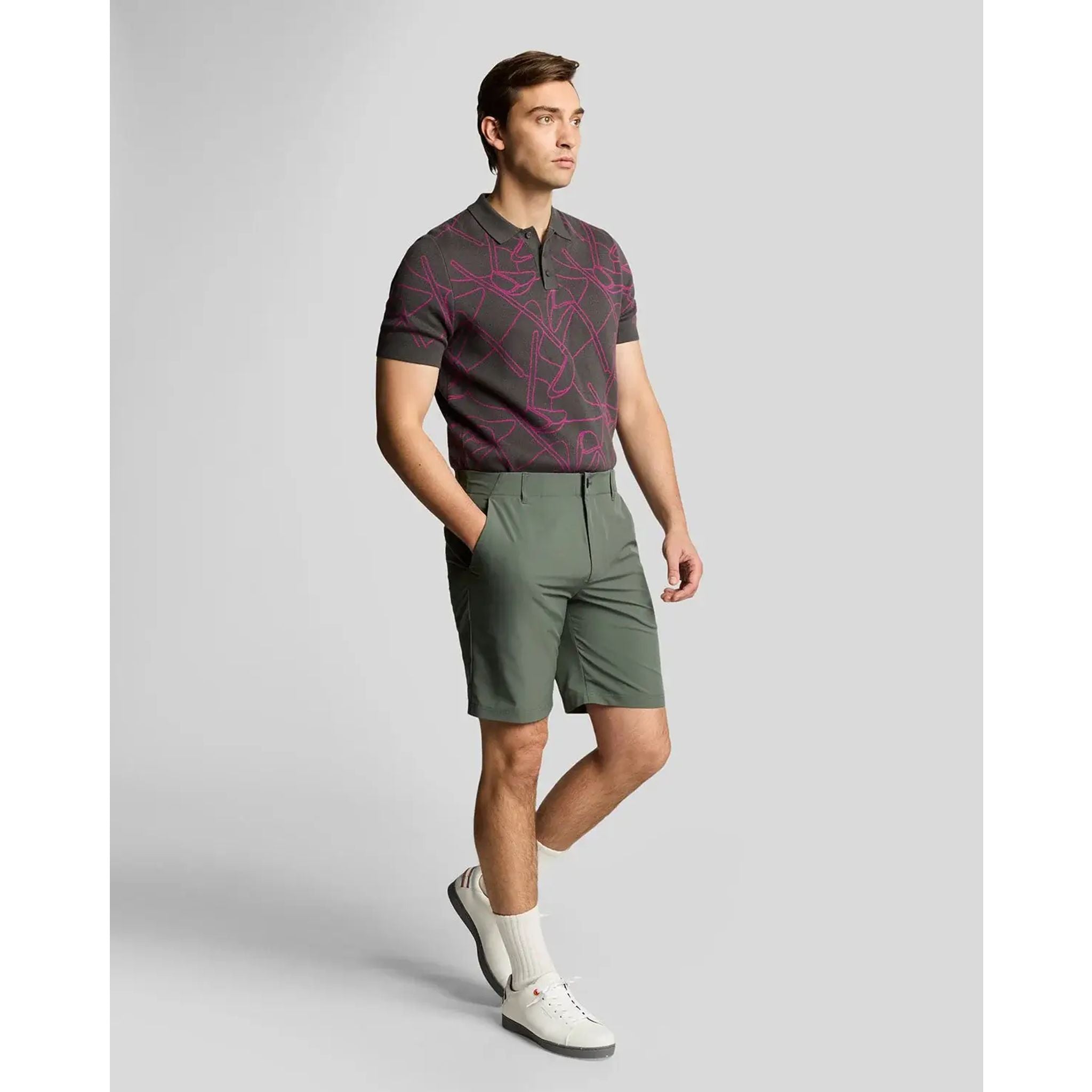 Short de golf Lyle & Scott à 5 poches pour homme