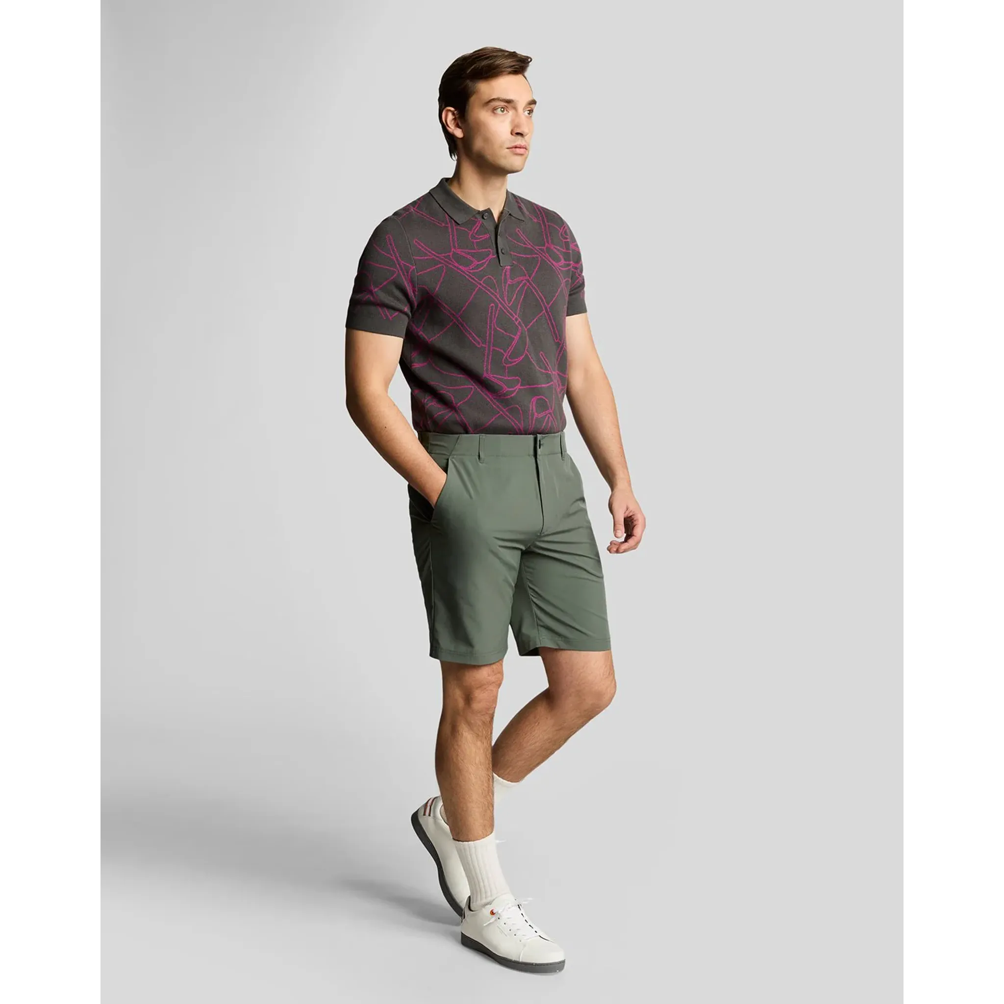 Short de golf 5 poches Lyle & Scott pour homme
