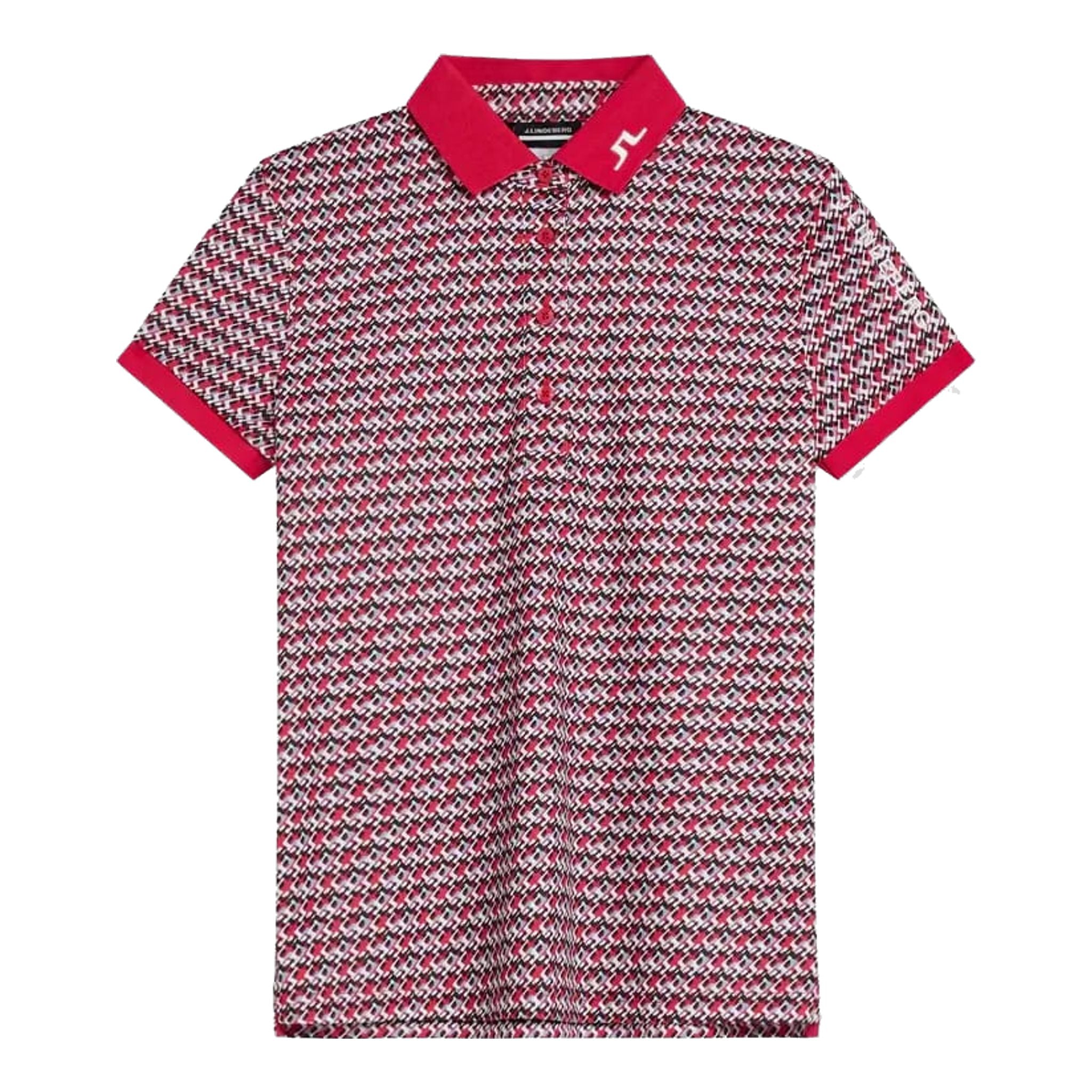 Polo J. Lindeberg Tour Tech Print Femme