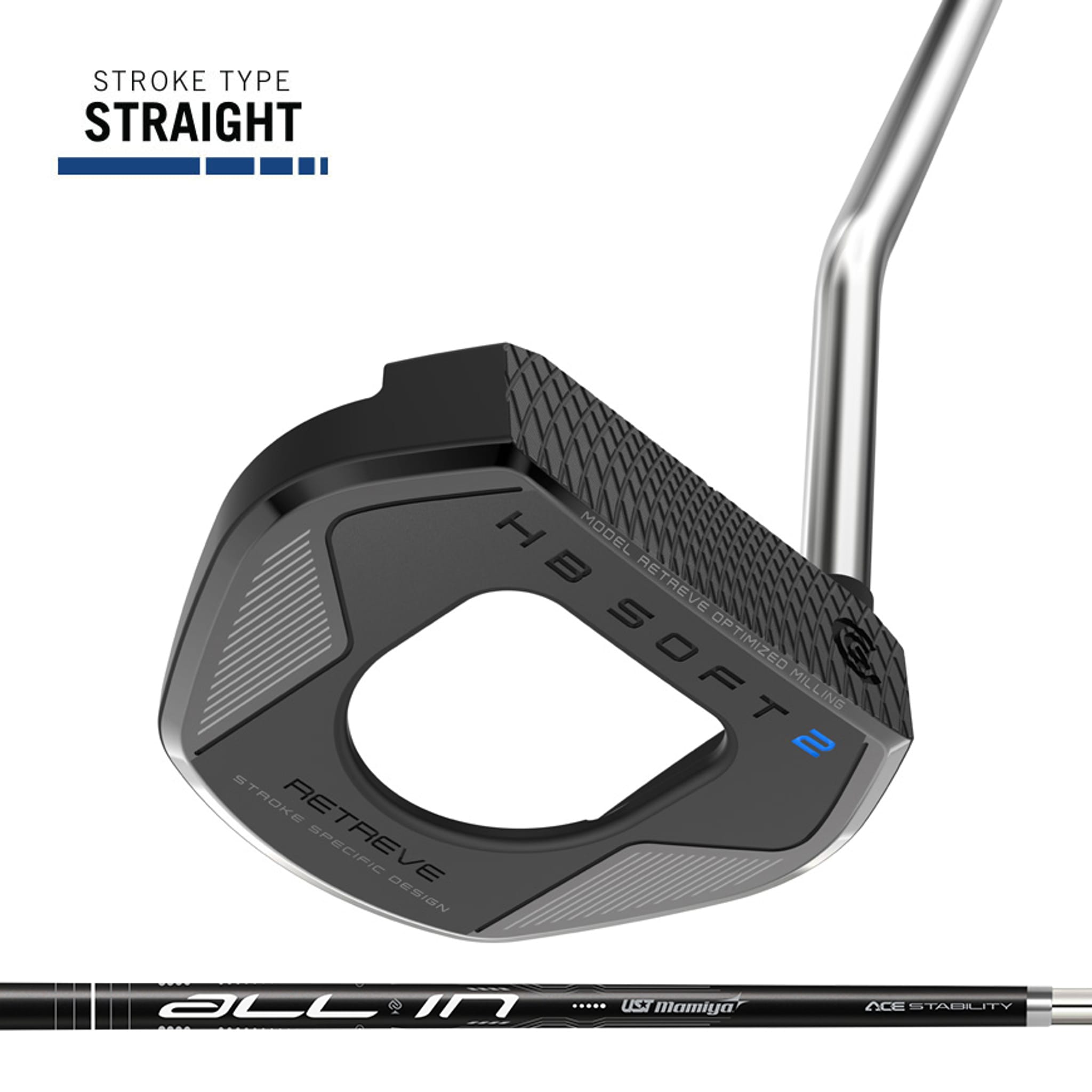 Putter Cleveland HB Soft 2 Black Satin Retreve