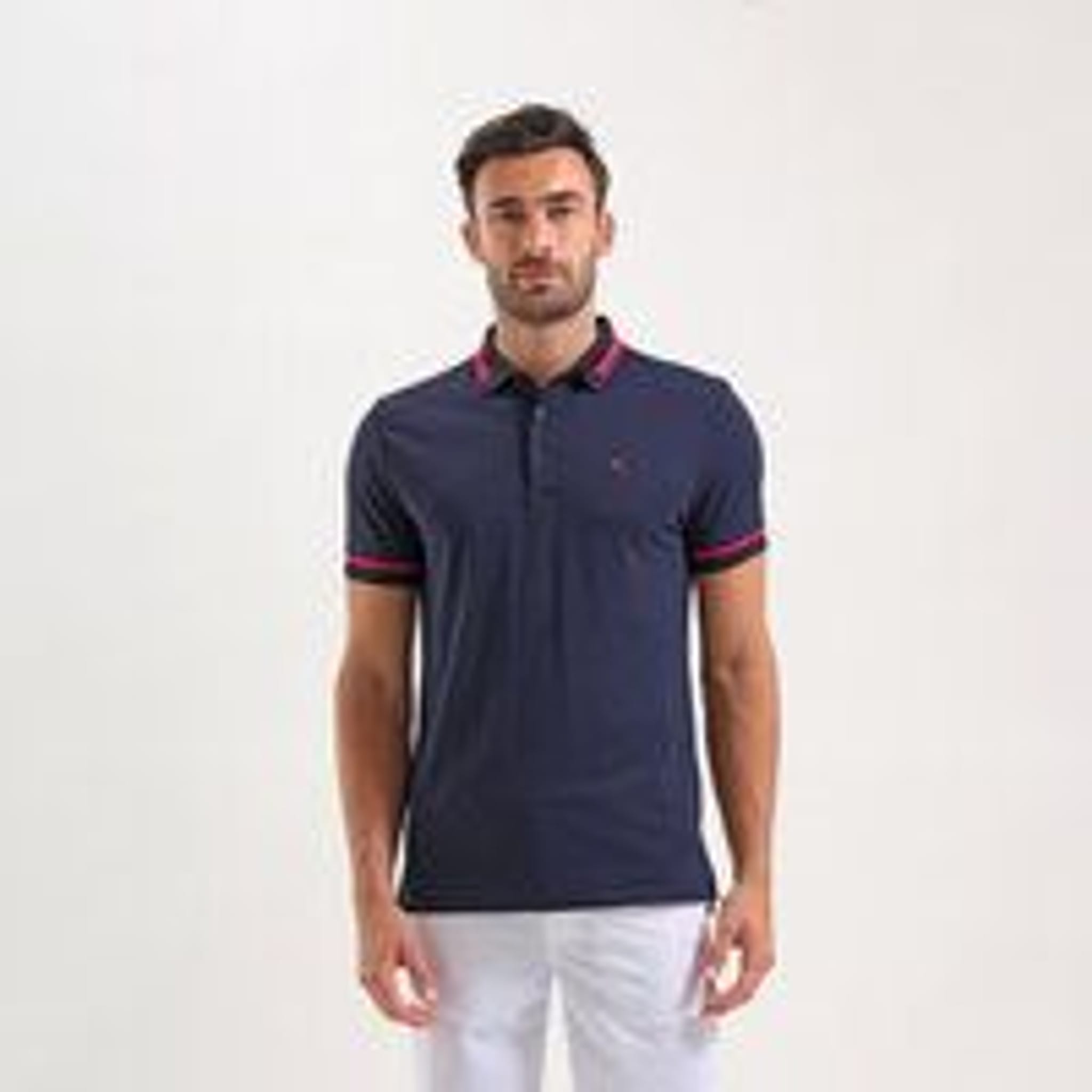 Polo Chervo Allow pour homme, bleu foncé, taille 48