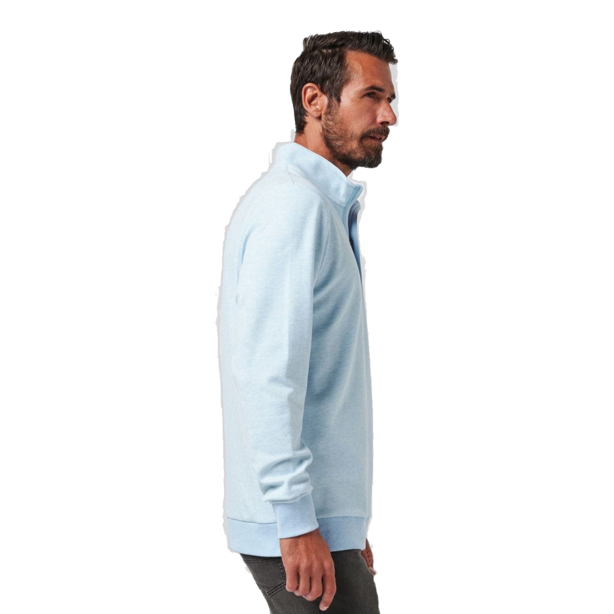 Pull Travis Mathew CLOUD QUARTER ZIP 2.0 pour homme