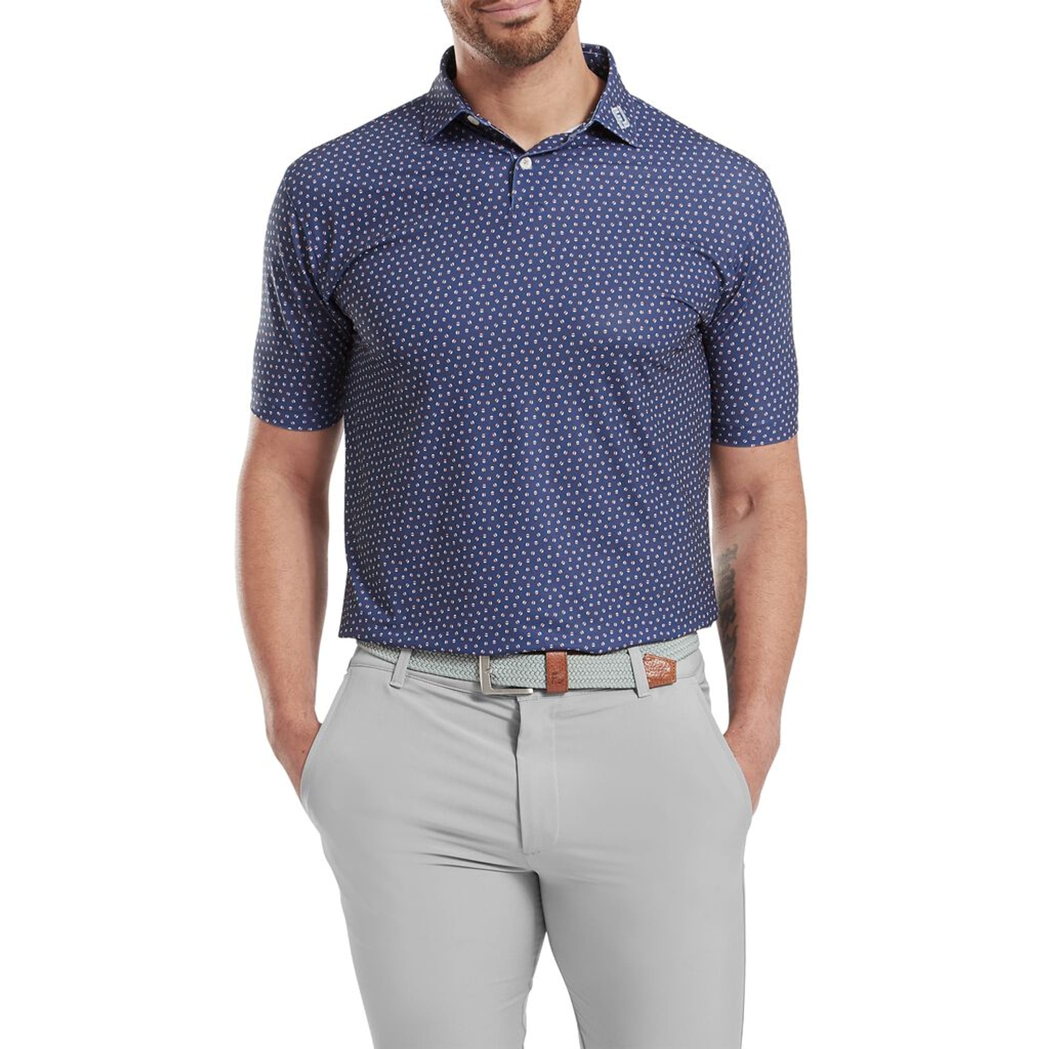 Footjoy Eu Bounce Print Pique Hommes