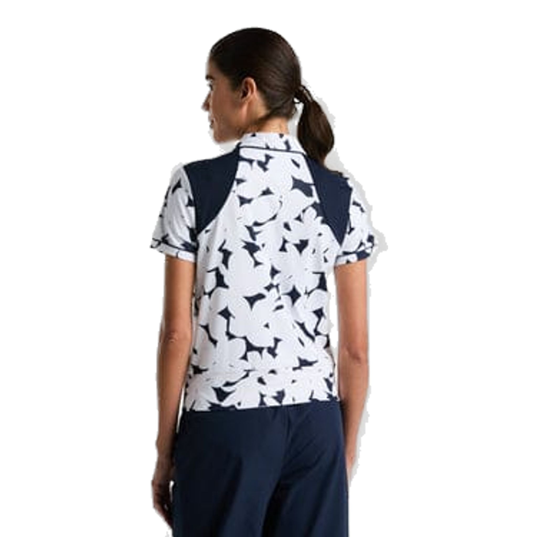 Polo floral Original Penguin Riviera pour femme