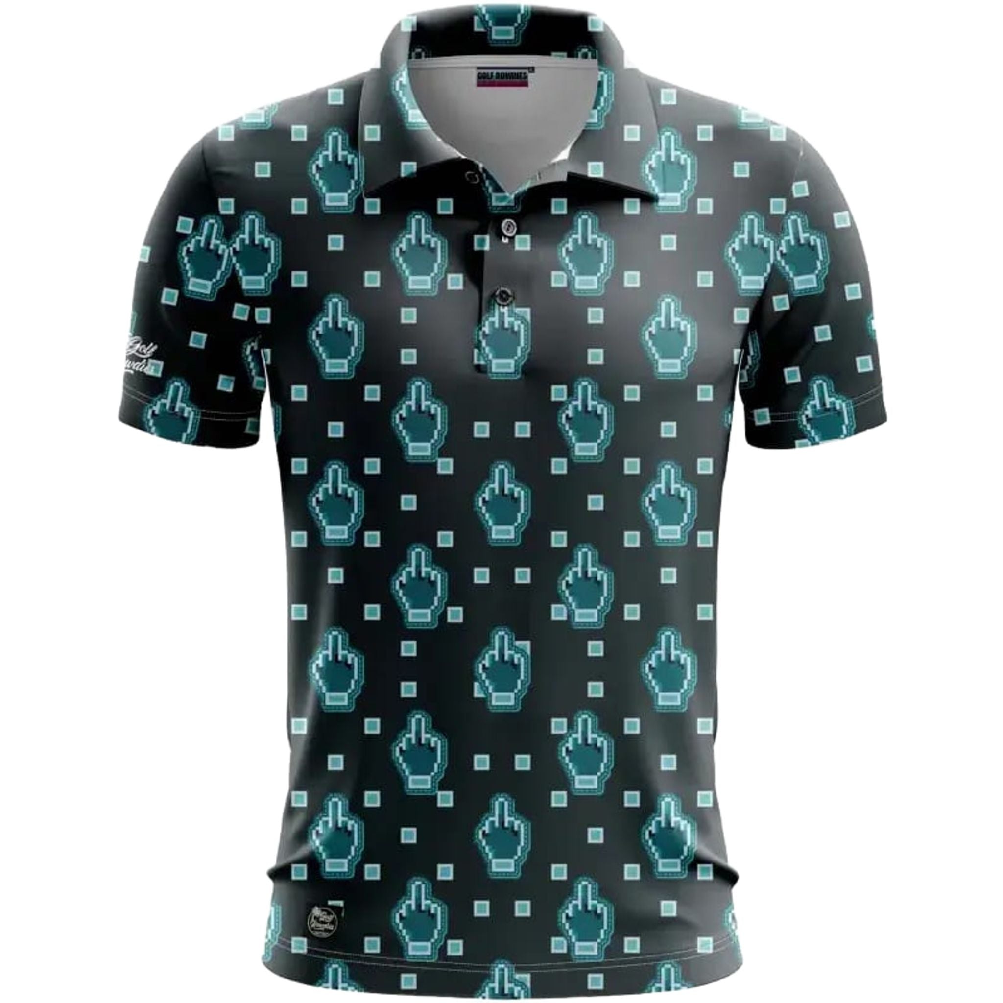 Polo Golf Rowdies Middlefinger pour hommes