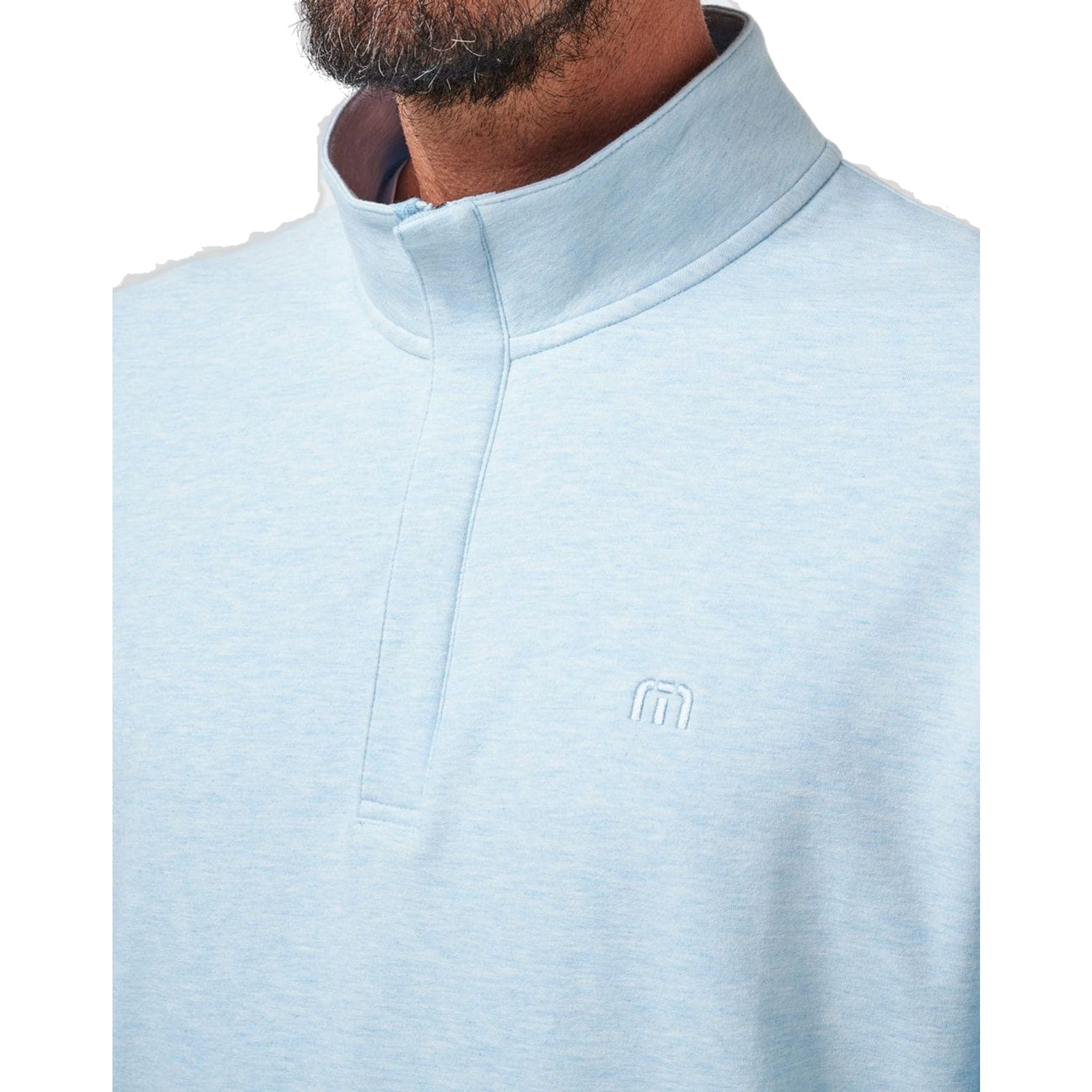 Pull Travis Mathew CLOUD QUARTER ZIP 2.0 pour homme