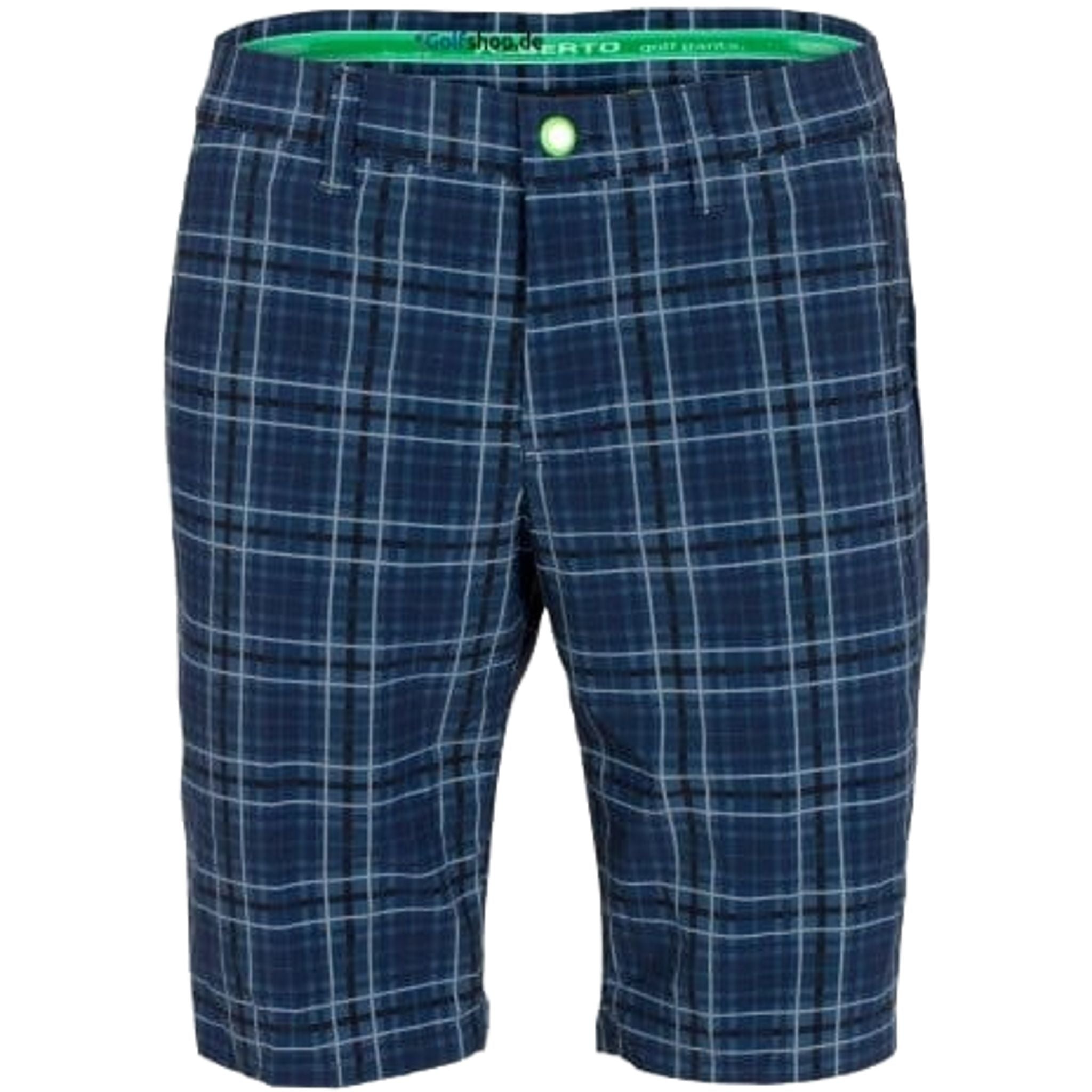Short de golf Alberto EARNIE Revolutional Check WR pour homme