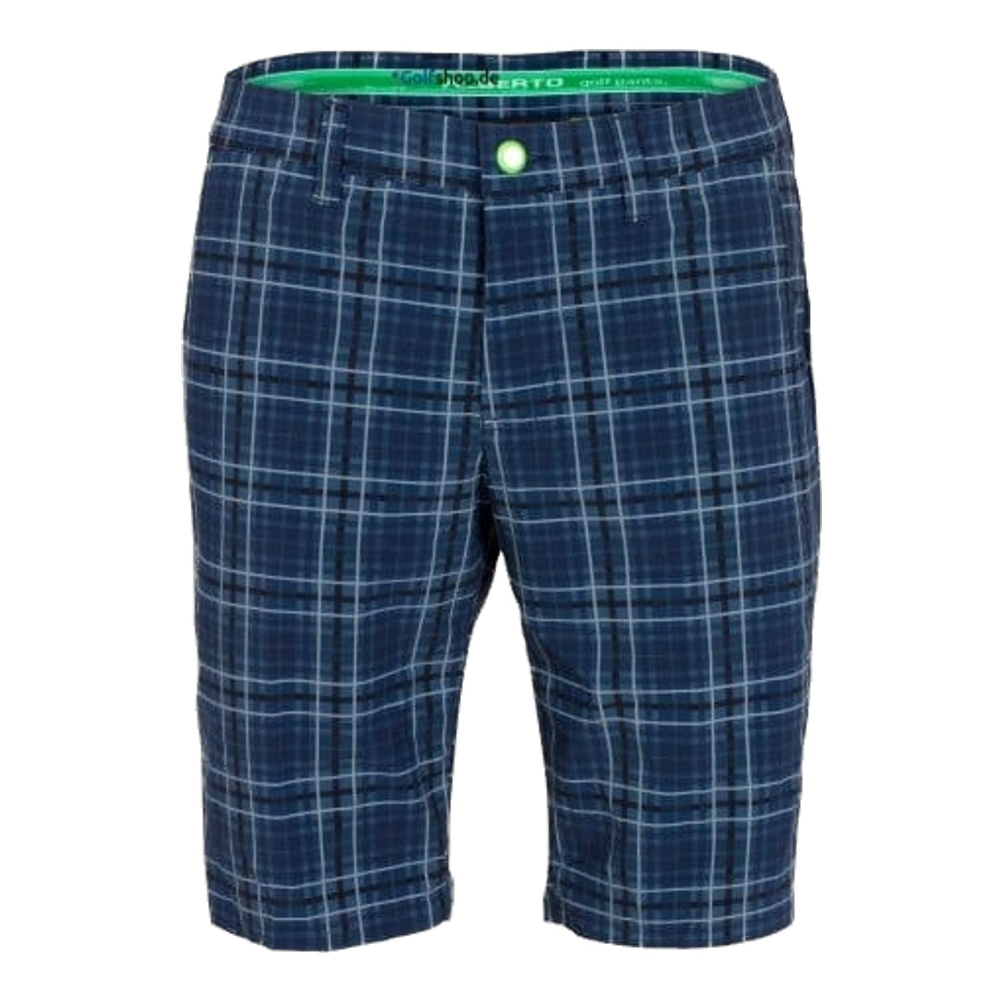 Short de golf Alberto EARNIE Revolutional Check WR pour homme
