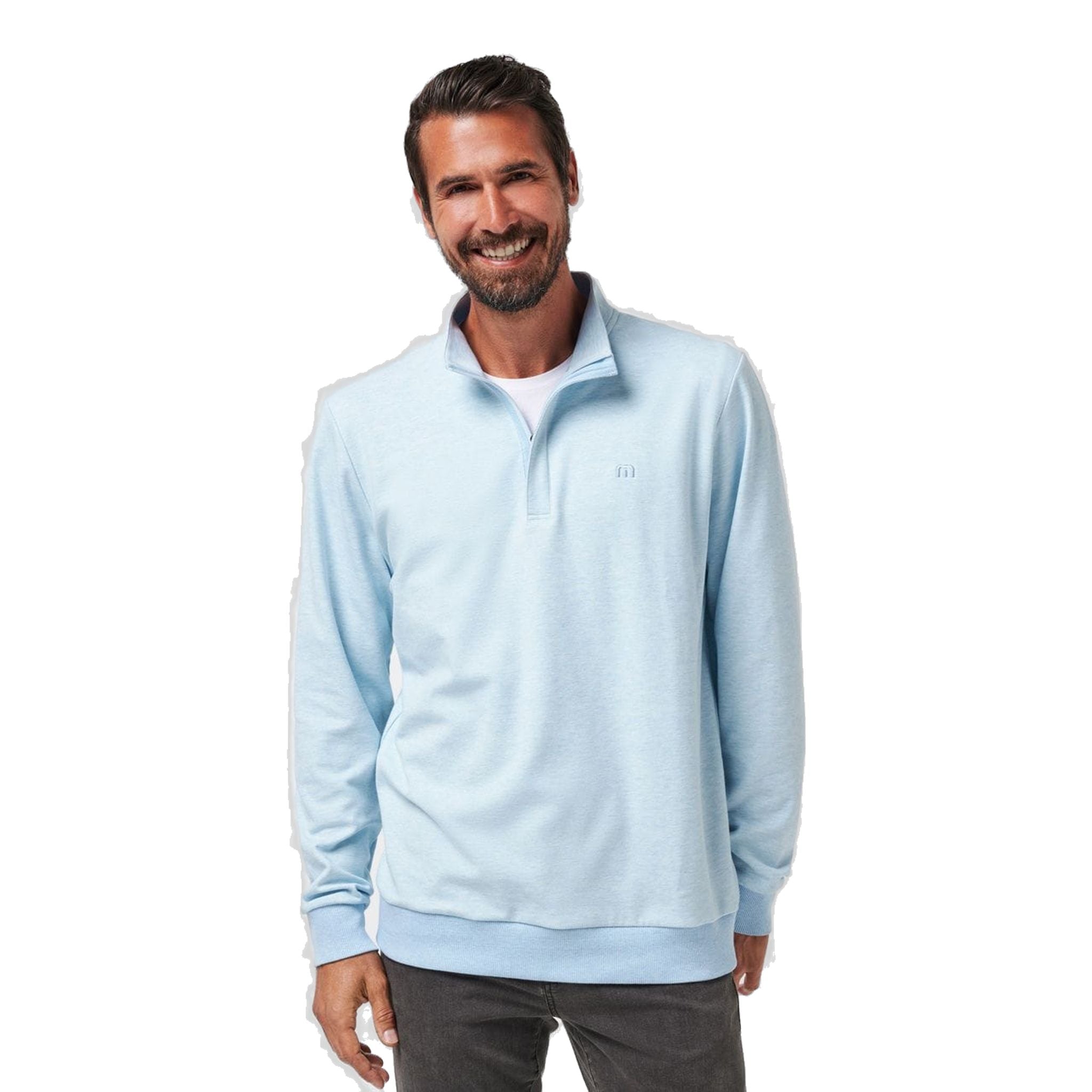 Pull Travis Mathew CLOUD QUARTER ZIP 2.0 pour homme
