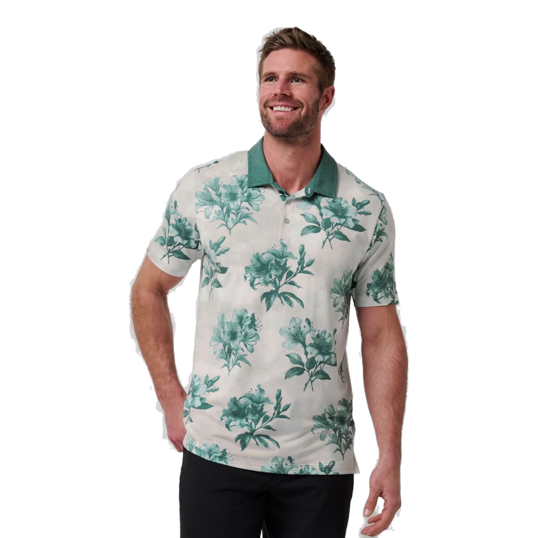 Polo homme Travis Mathew Featherweight Magnol