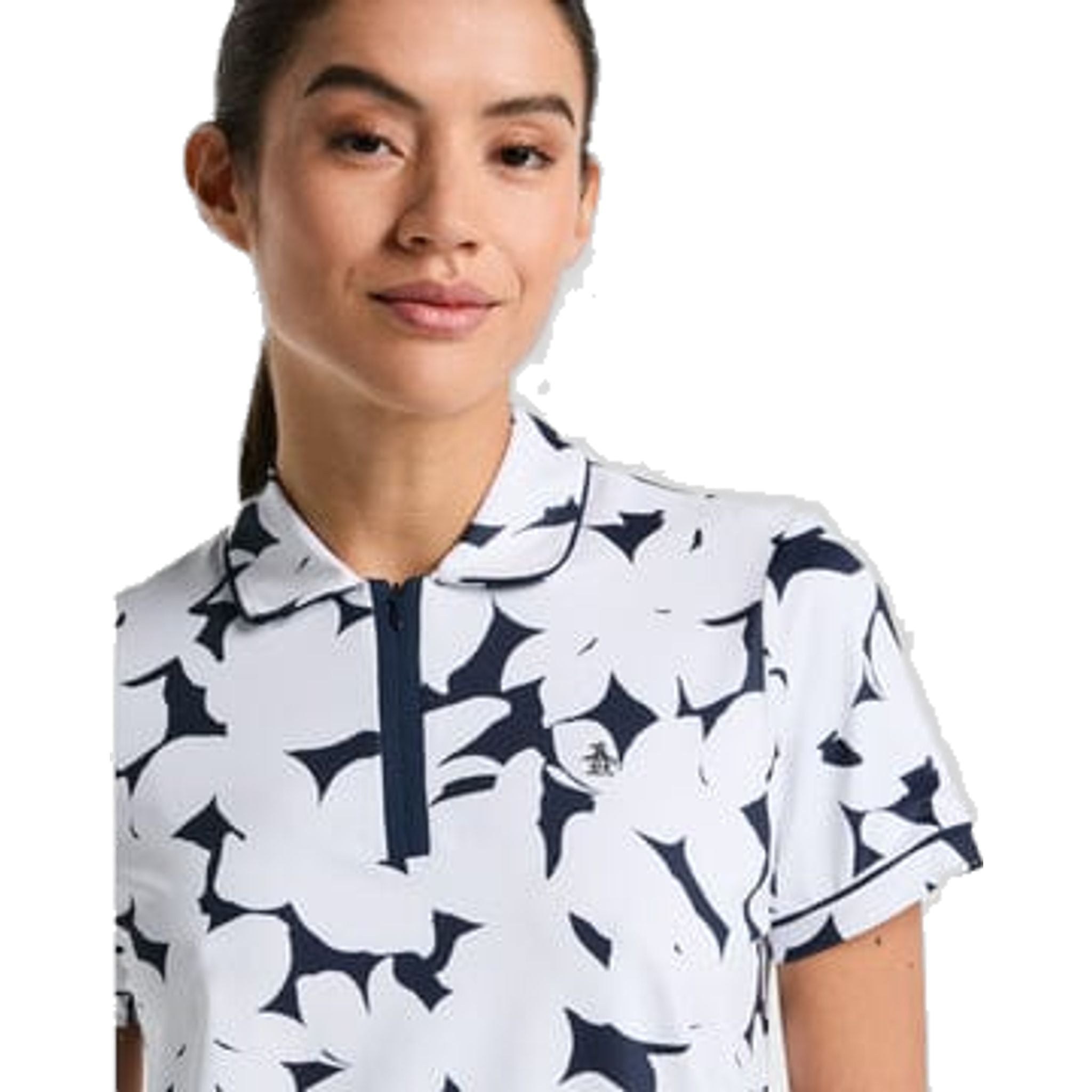 Polo floral Original Penguin Riviera pour femme