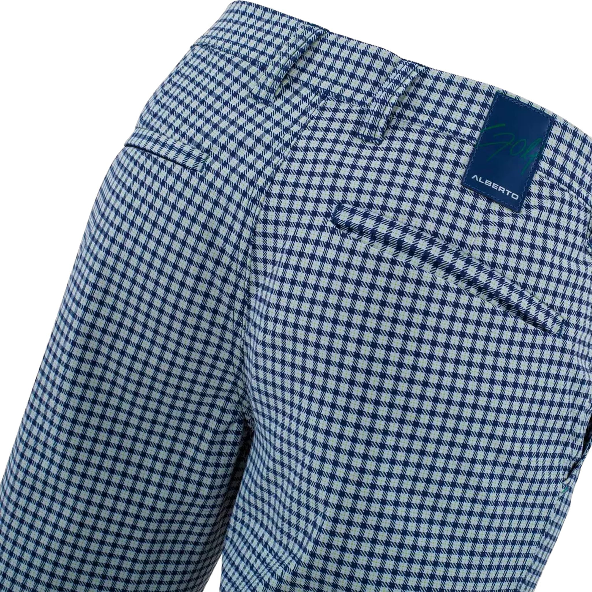 Short de golf Alberto EARNIE Revolutional Check WR pour homme
