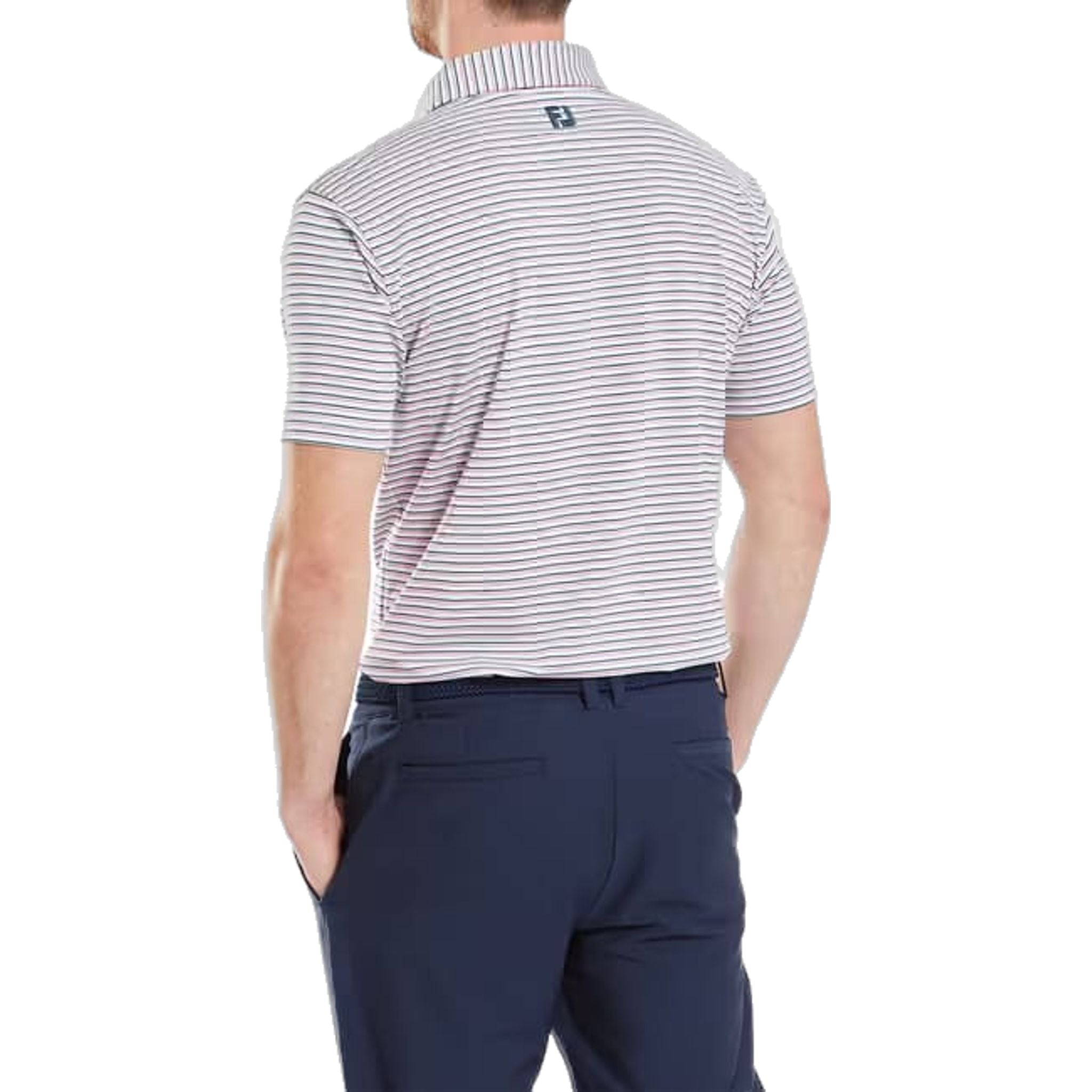 Polo Footjoy Balance Stripe Lisle pour homme