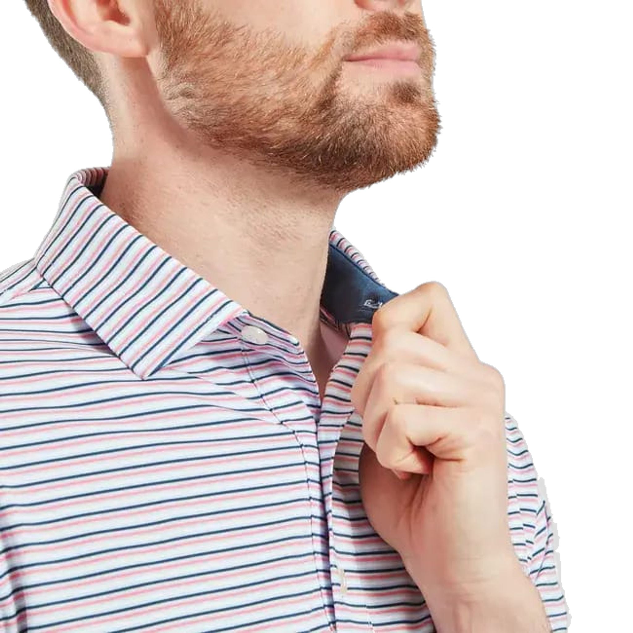 Polo Footjoy Balance Stripe Lisle pour homme