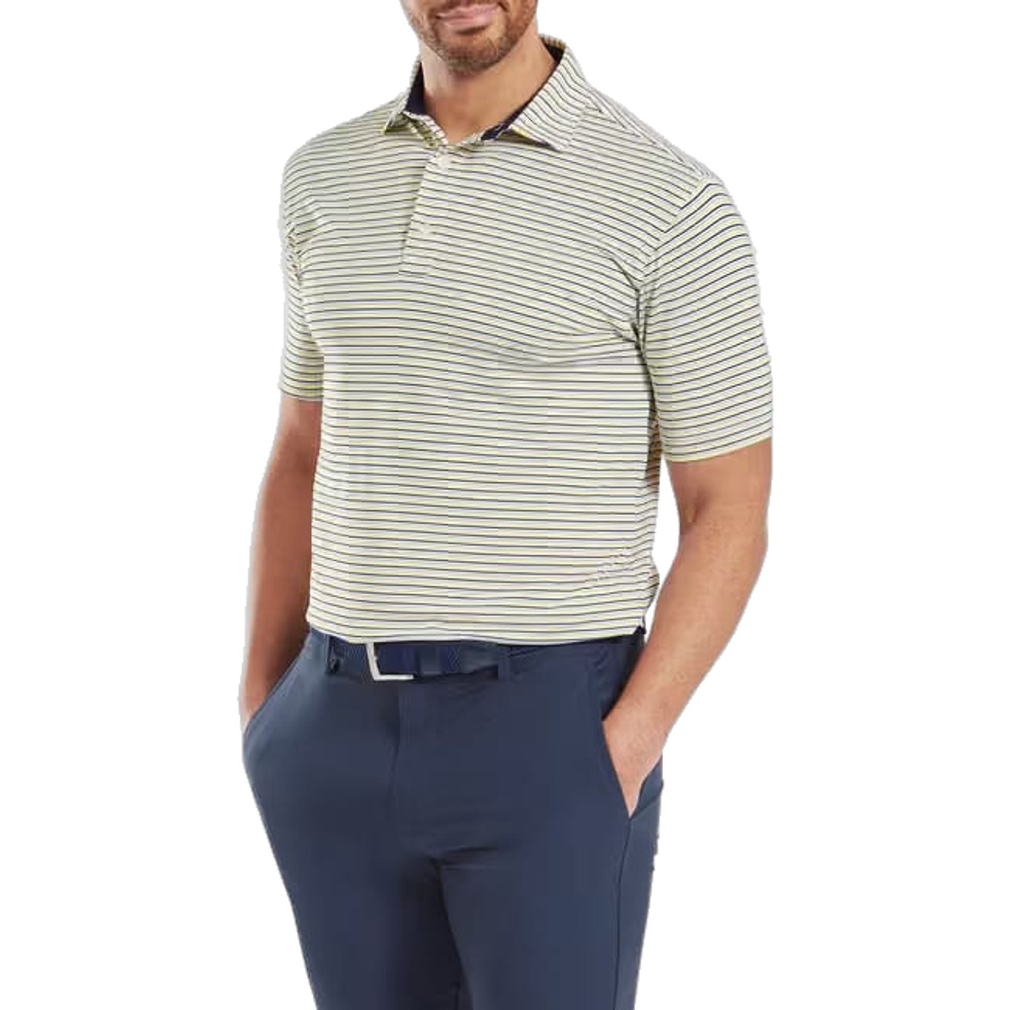 Polo Footjoy Balance Stripe Lisle pour homme