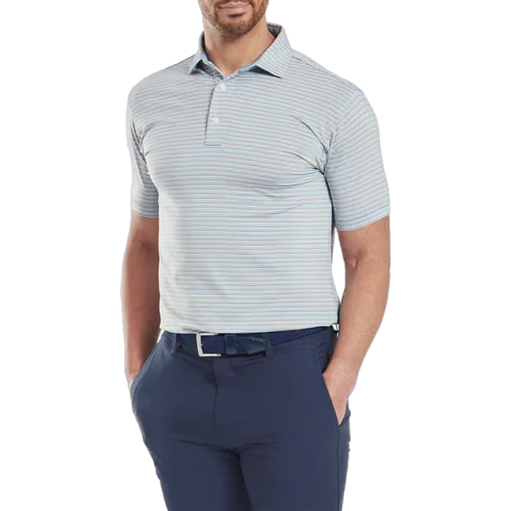 Polo Footjoy Balance Stripe Lisle pour homme