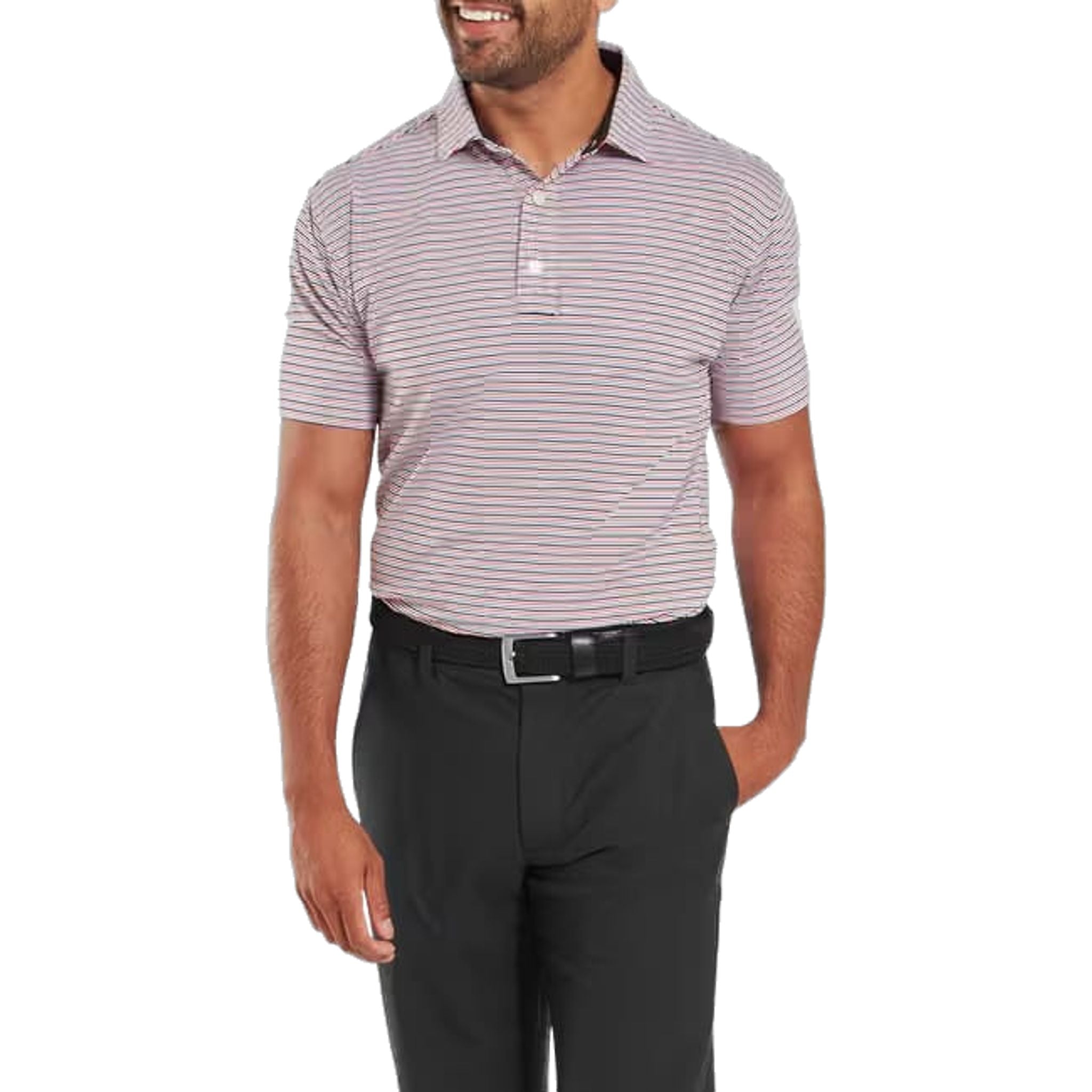 Polo Footjoy Balance Stripe Lisle pour homme
