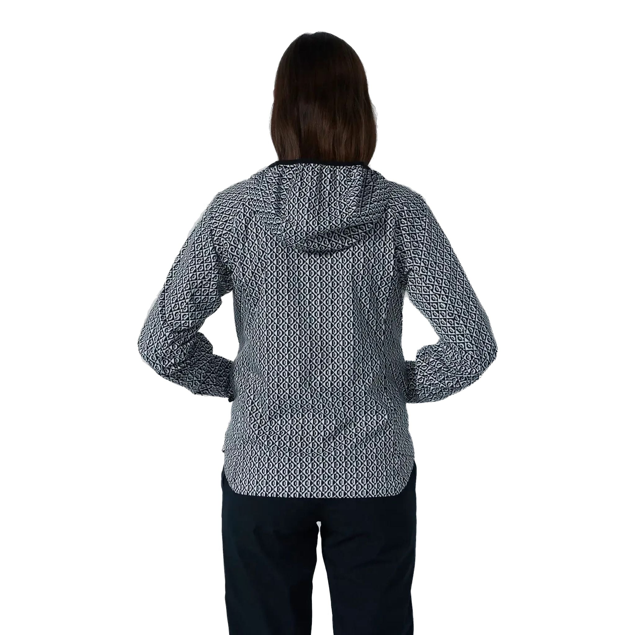 Veste imperméable Daily Sports à imprimé Flaine pour femme