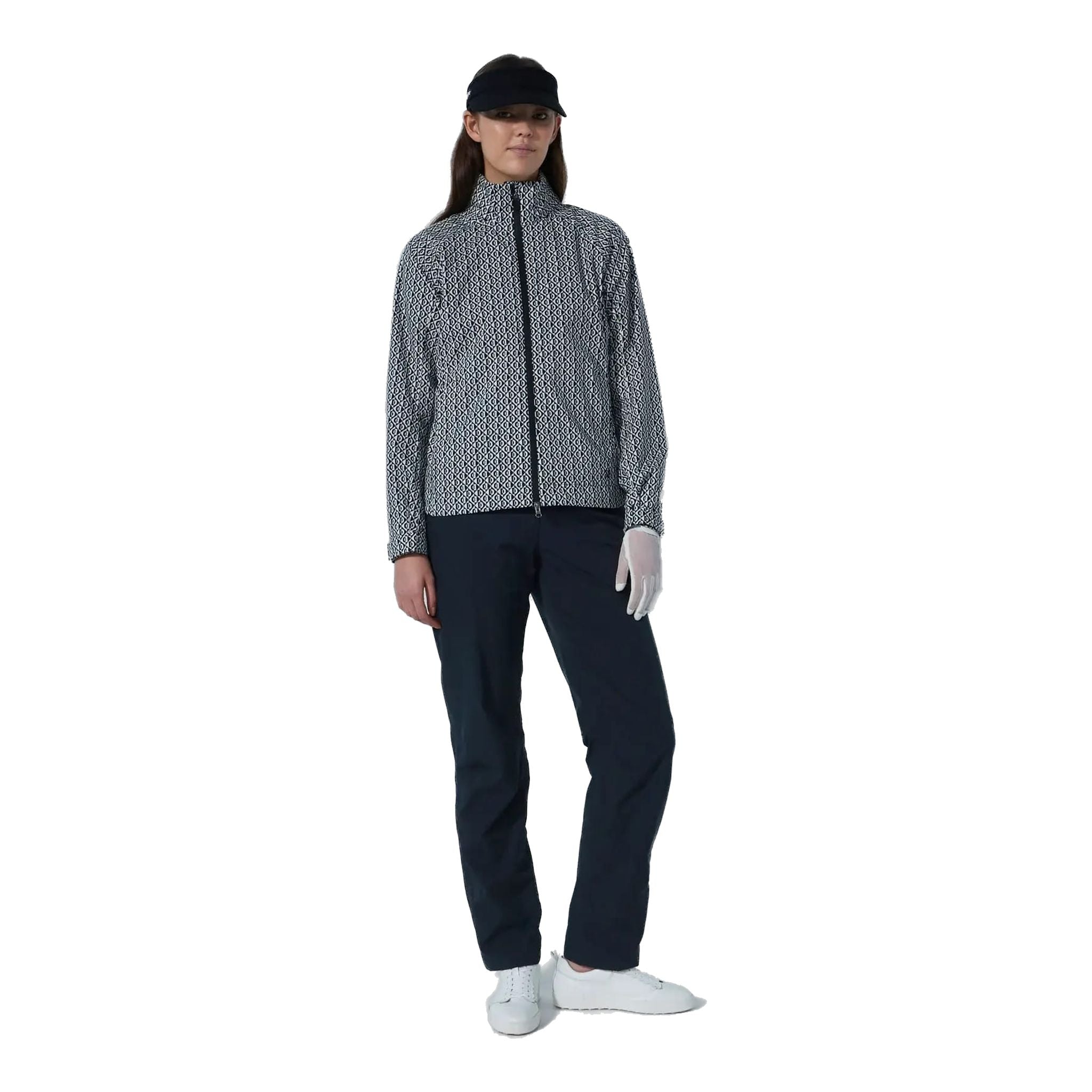 Veste imperméable Daily Sports à imprimé Flaine pour femme