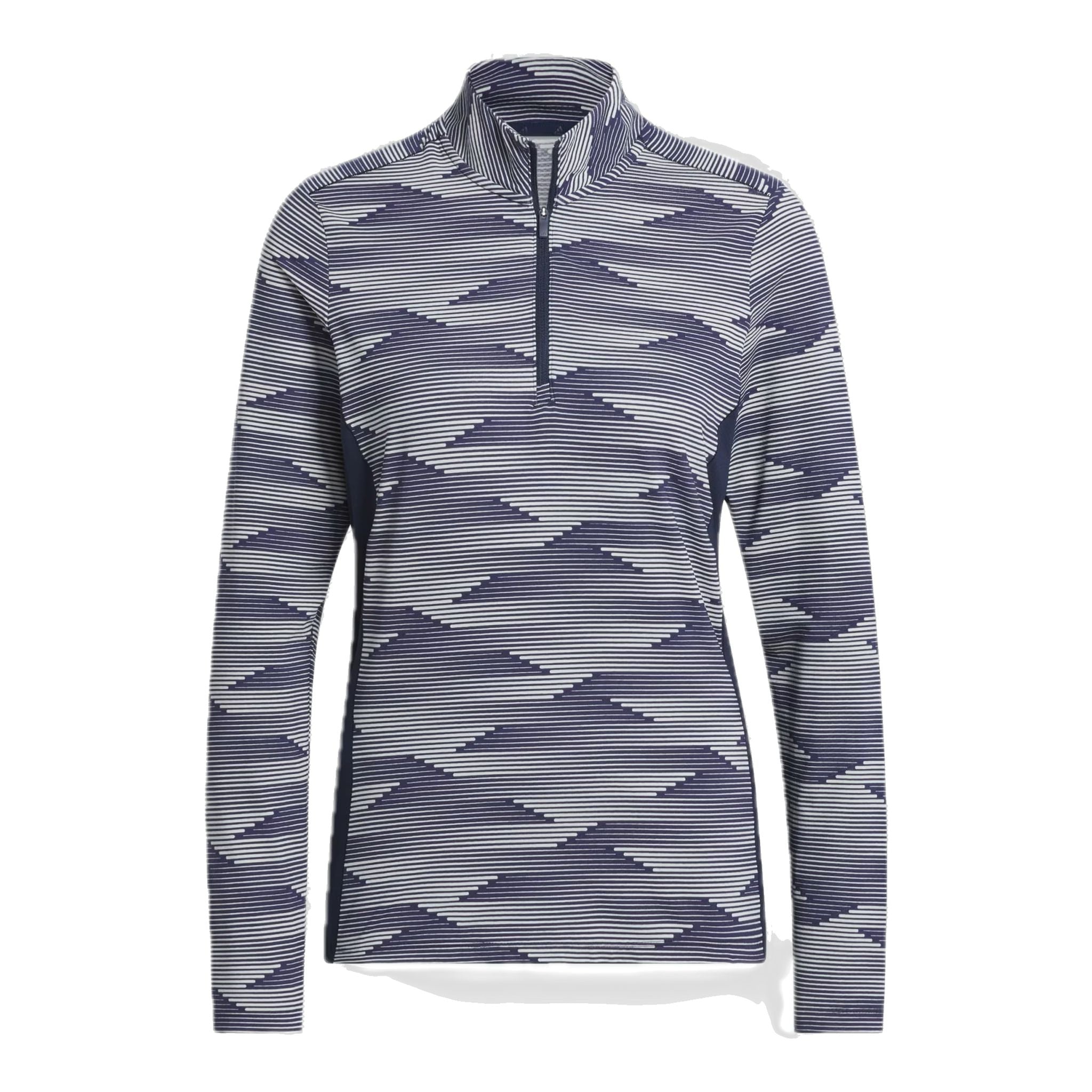 Polo Adidas Ultimate365 imprimé à col zippé 1/4 pour femme