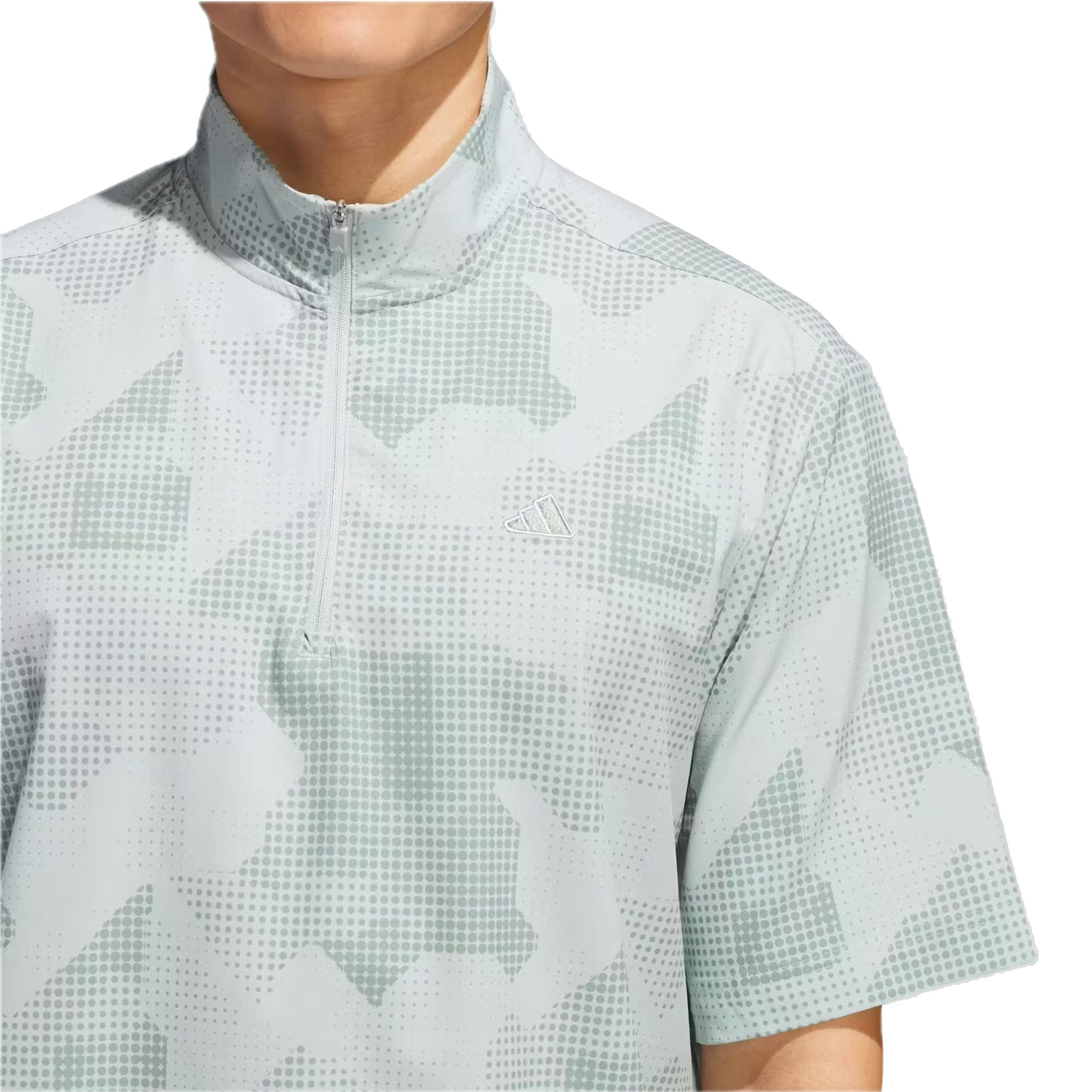 Haut à manches courtes et demi-zip Adidas Go-to DWR pour femme