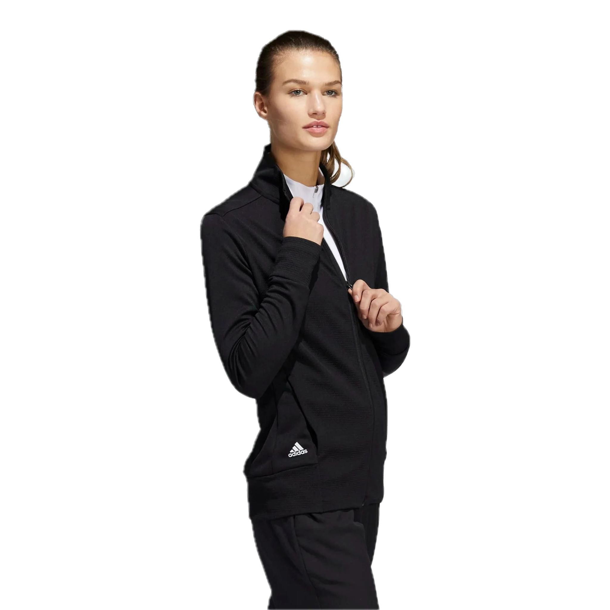Veste Adidas Texture à fermeture éclair intégrale pour femme