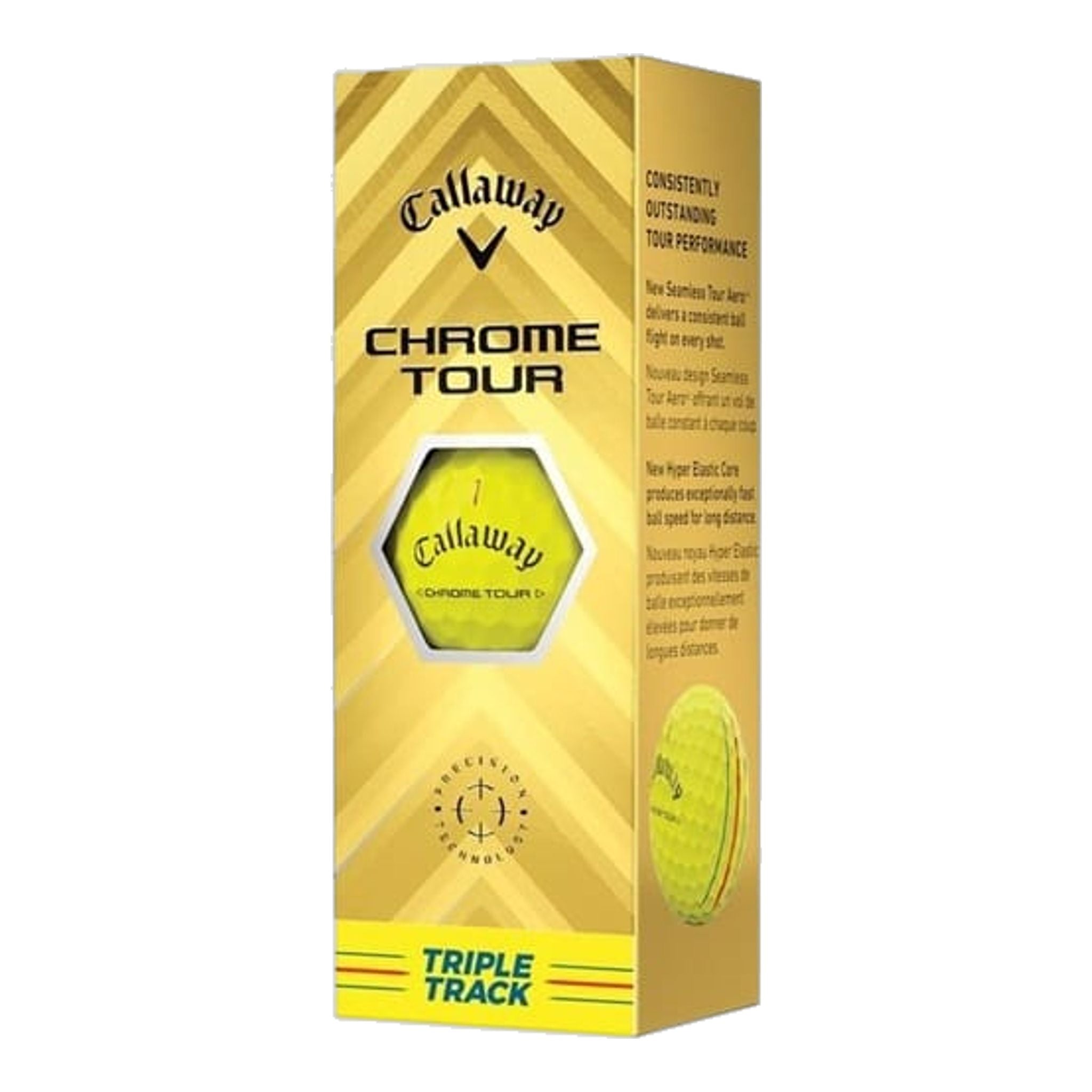 Balles de golf Callaway Chrome Soft Tour Triple Track (24) (12 pièces)