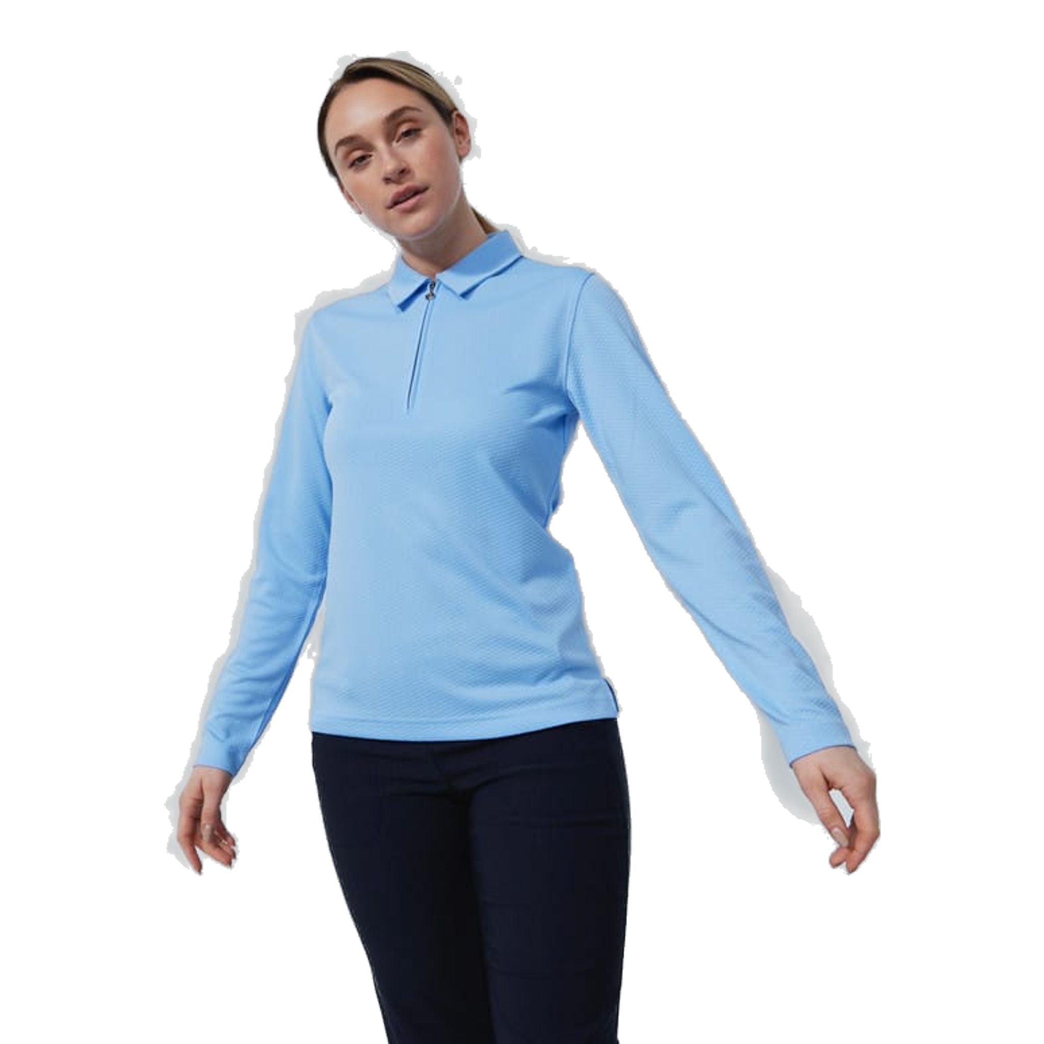Polo Daily Sports Peoria Ls Belle Blue M Femme