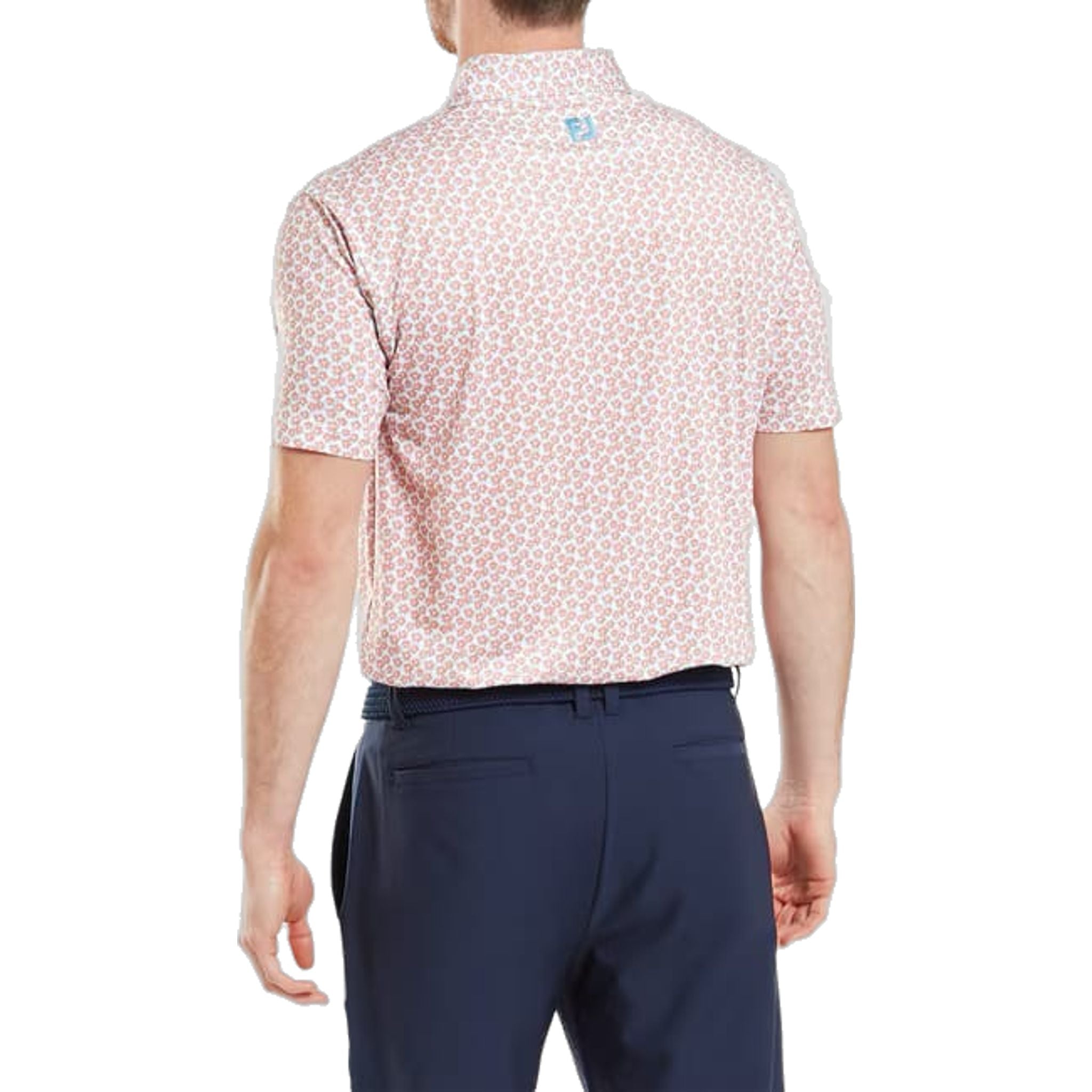 Polo homme Footjoy Lisle à imprimé floral